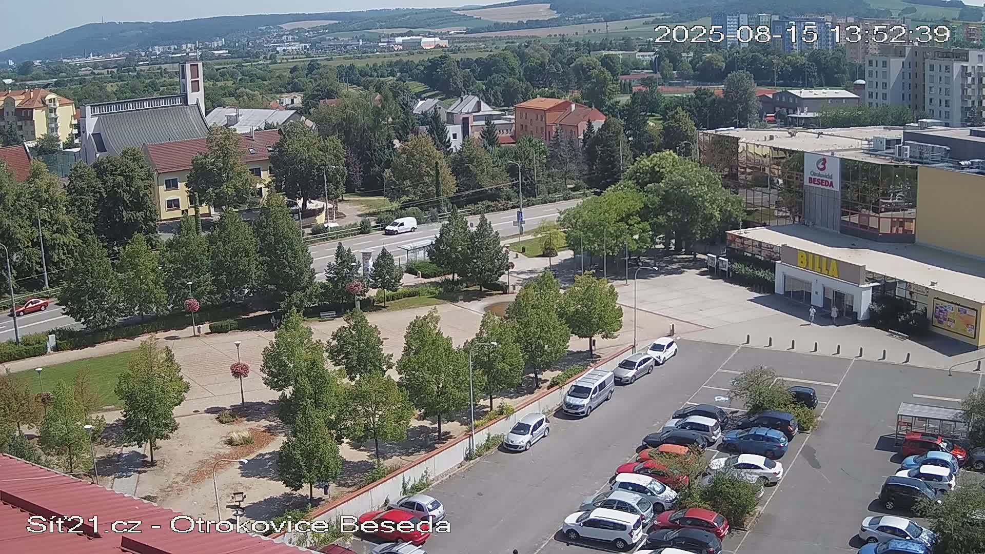 Otrokovice East View Skyline Live Cam - Otrokovice, Zlin, Czechia