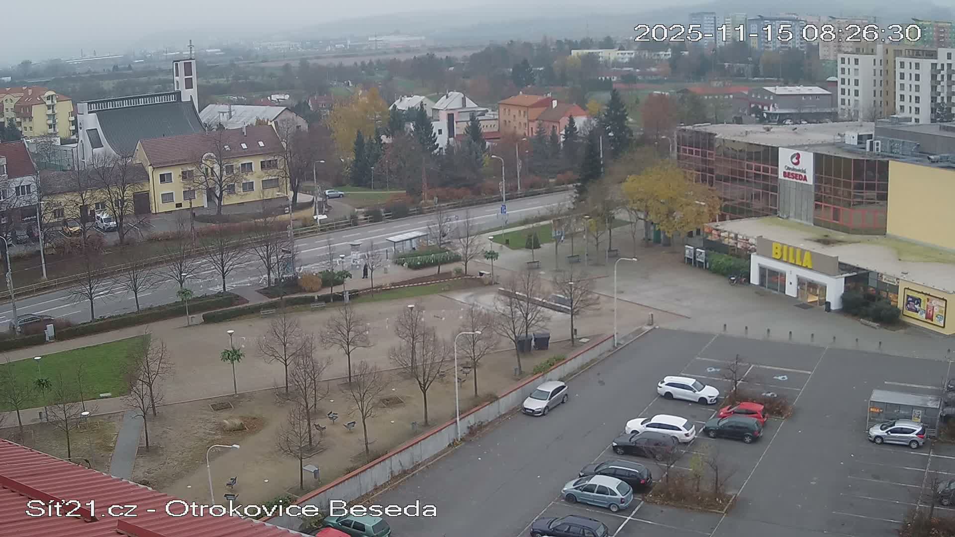 Otrokovice East View Skyline Live Cam - Otrokovice, Zlin, Czechia