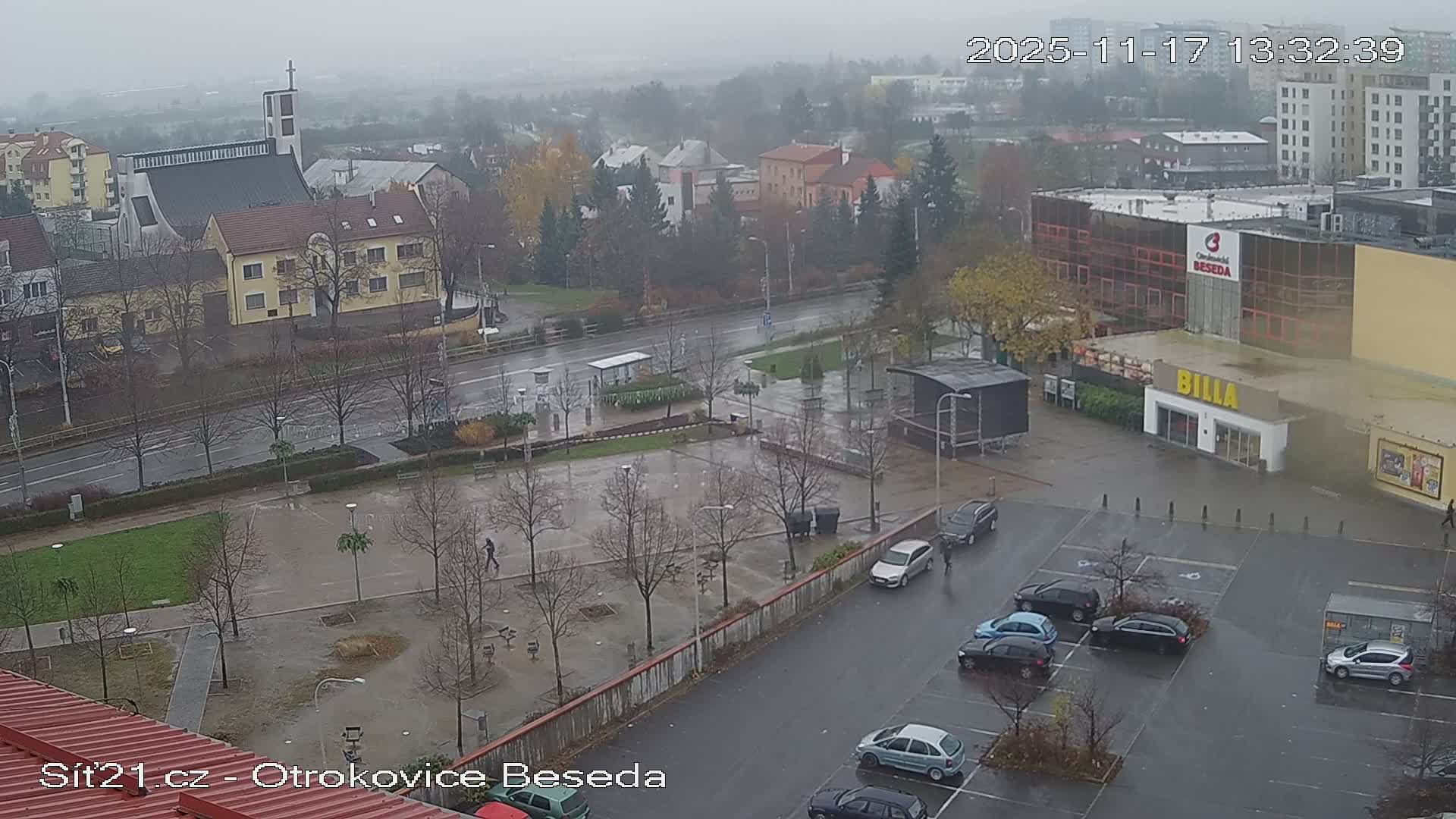 Otrokovice East View Skyline Live Cam - Otrokovice, Zlin, Czechia