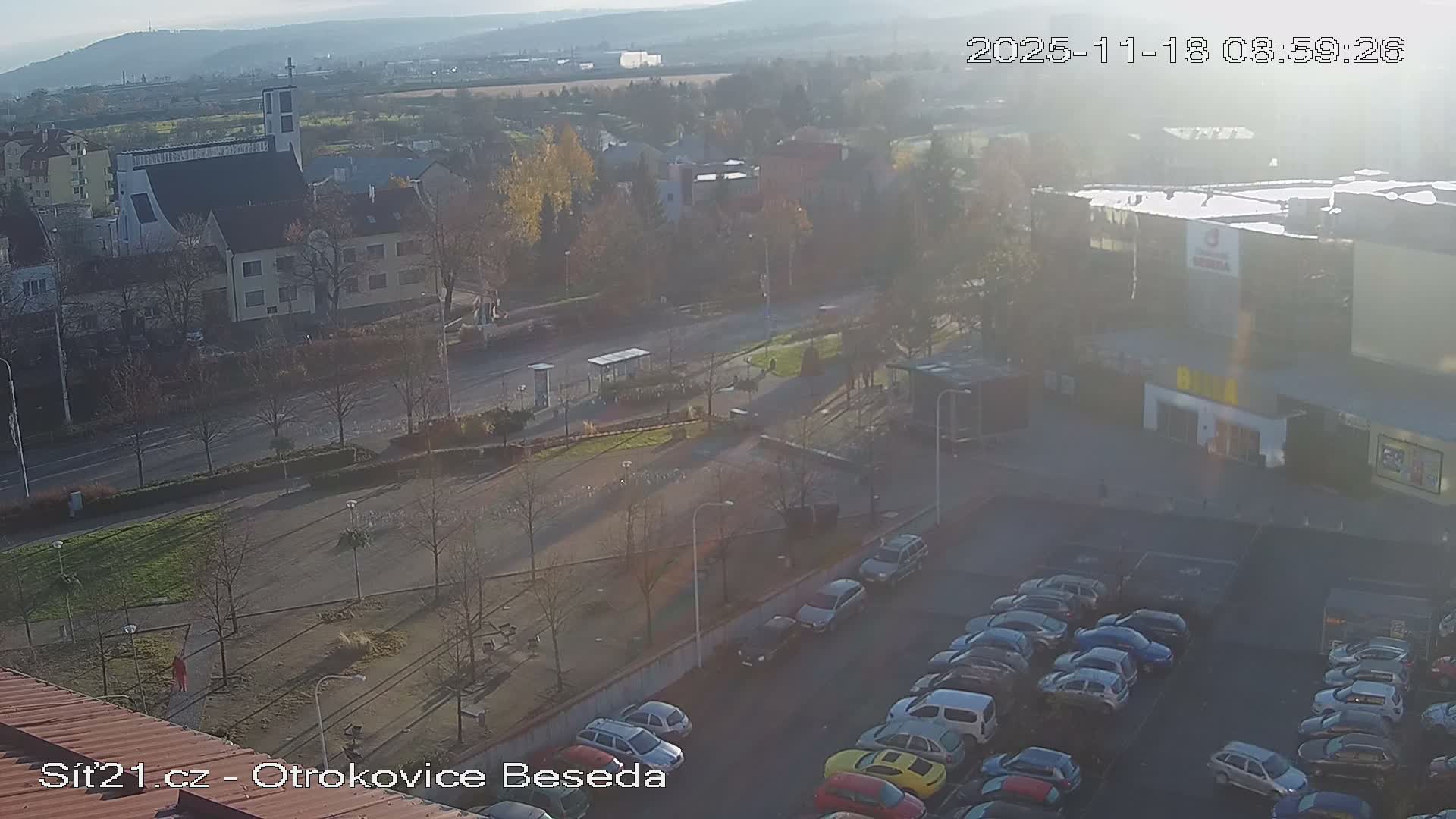 Otrokovice East View Skyline Live Cam - Otrokovice, Zlin, Czechia