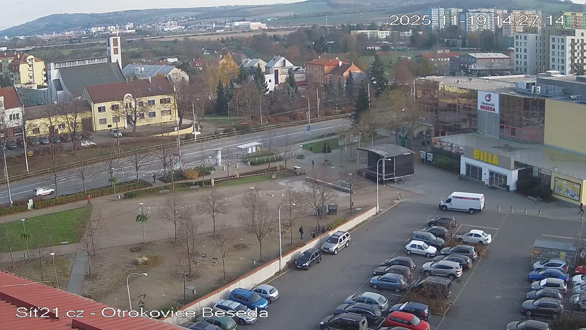 Otrokovice East View Skyline Live Cam - Otrokovice, Zlin, Czechia