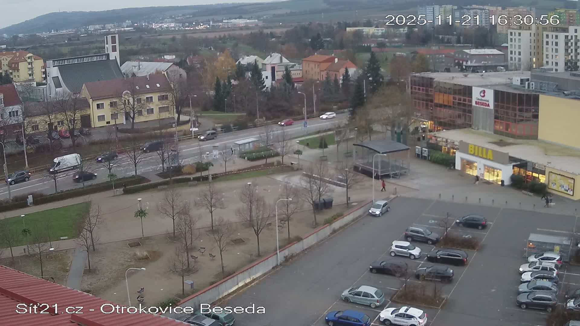 Otrokovice East View Skyline Live Cam - Otrokovice, Zlin, Czechia