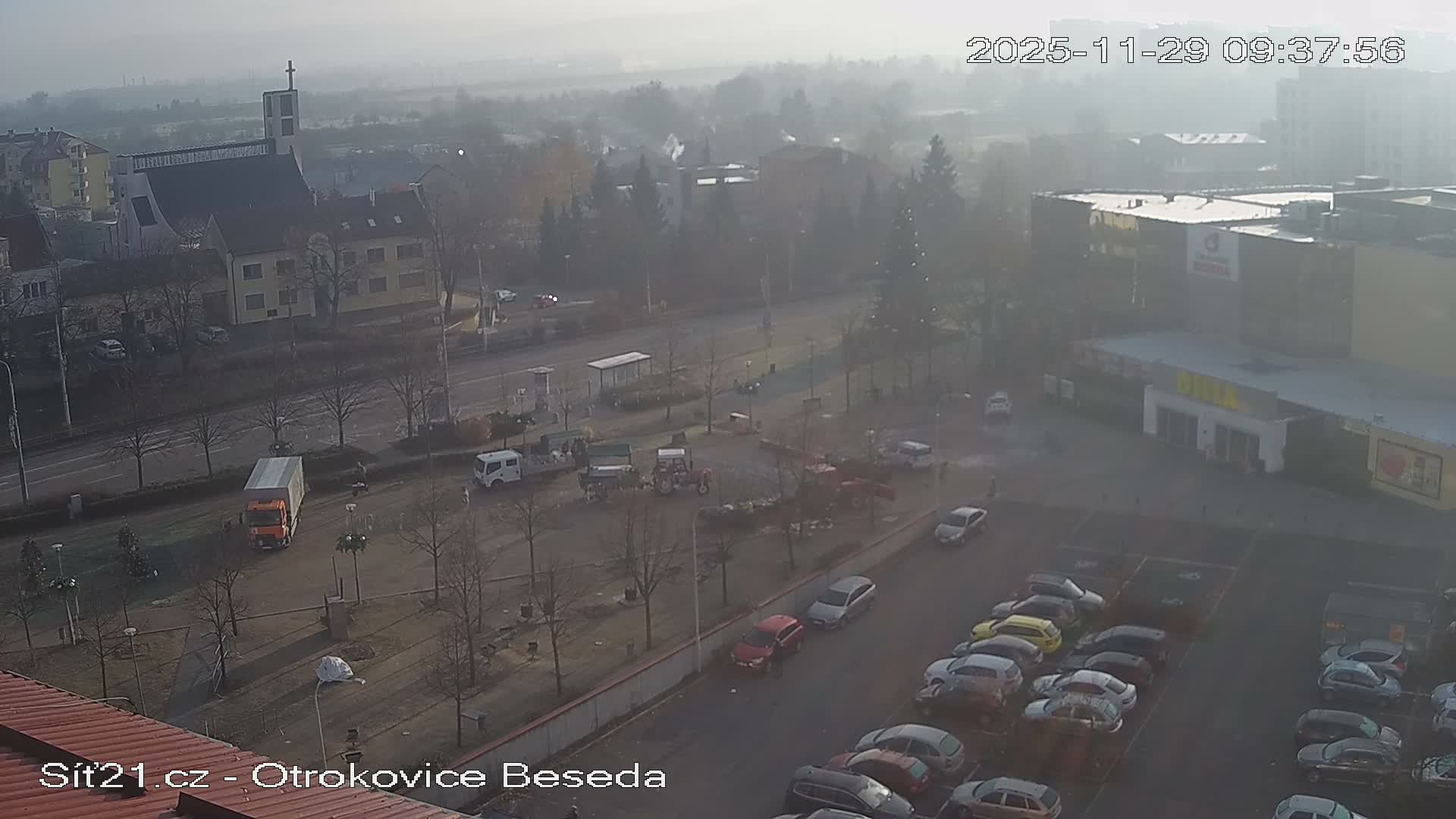 Otrokovice East View Skyline Live Cam - Otrokovice, Zlin, Czechia