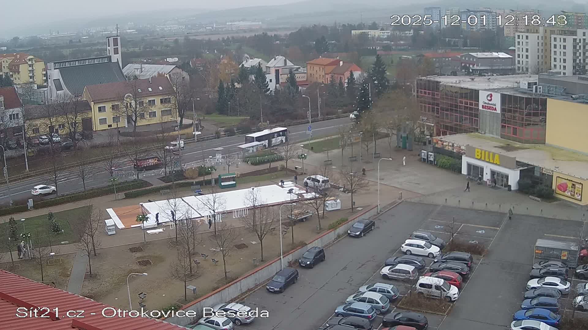 Otrokovice East View Skyline Live Cam - Otrokovice, Zlin, Czechia