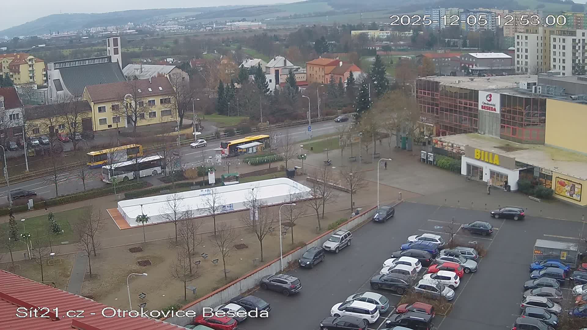 Otrokovice East View Skyline Live Cam - Otrokovice, Zlin, Czechia