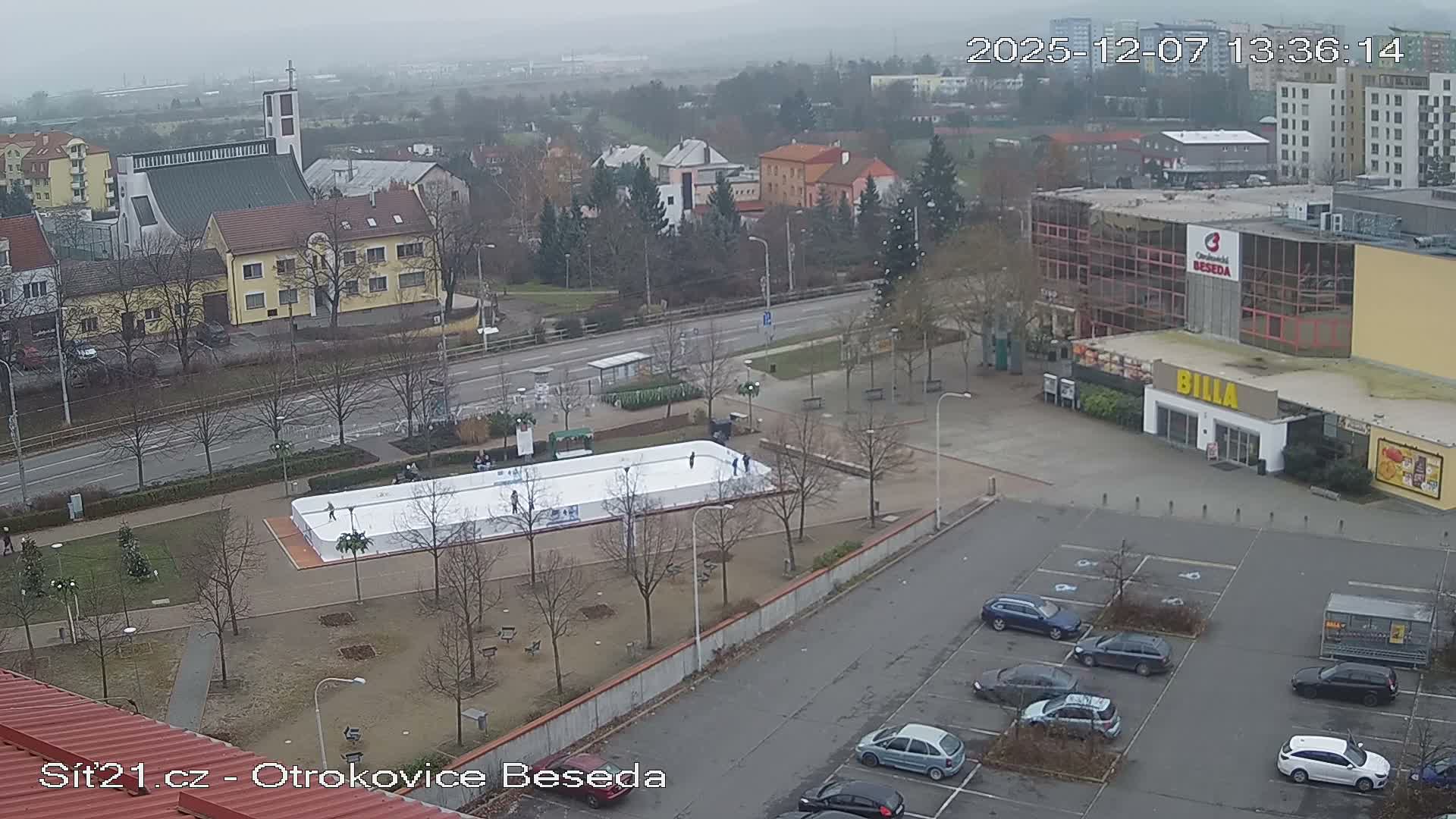 Otrokovice East View Skyline Live Cam - Otrokovice, Zlin, Czechia