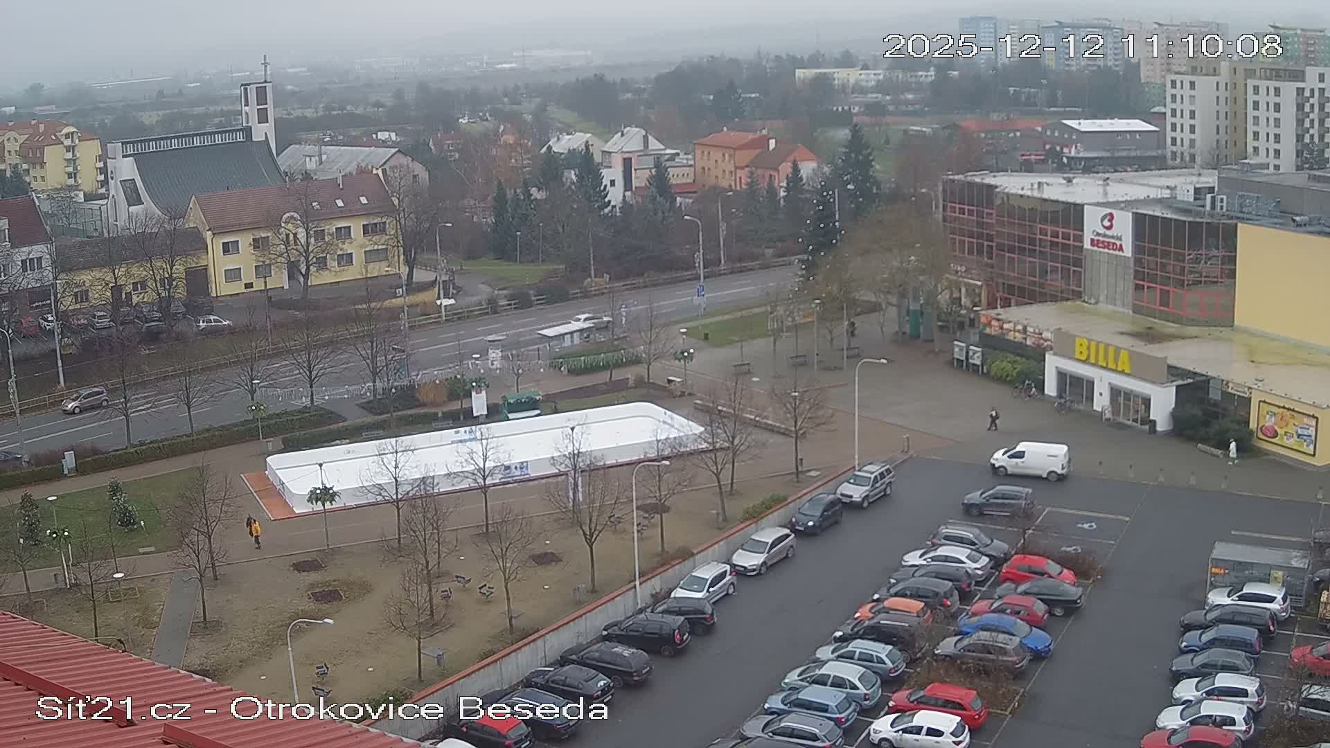 Otrokovice East View Skyline Live Cam - Otrokovice, Zlin, Czechia