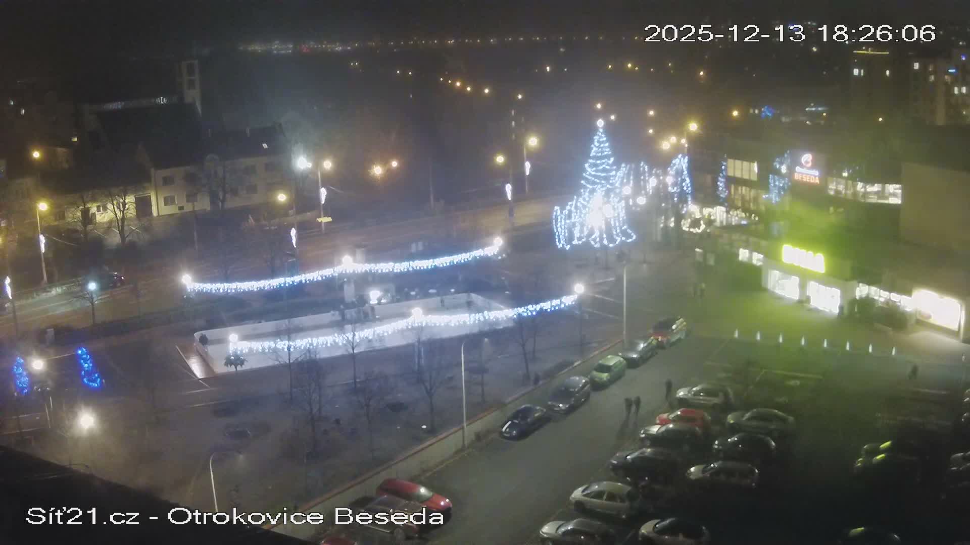 Otrokovice East View Skyline Live Cam - Otrokovice, Zlin, Czechia