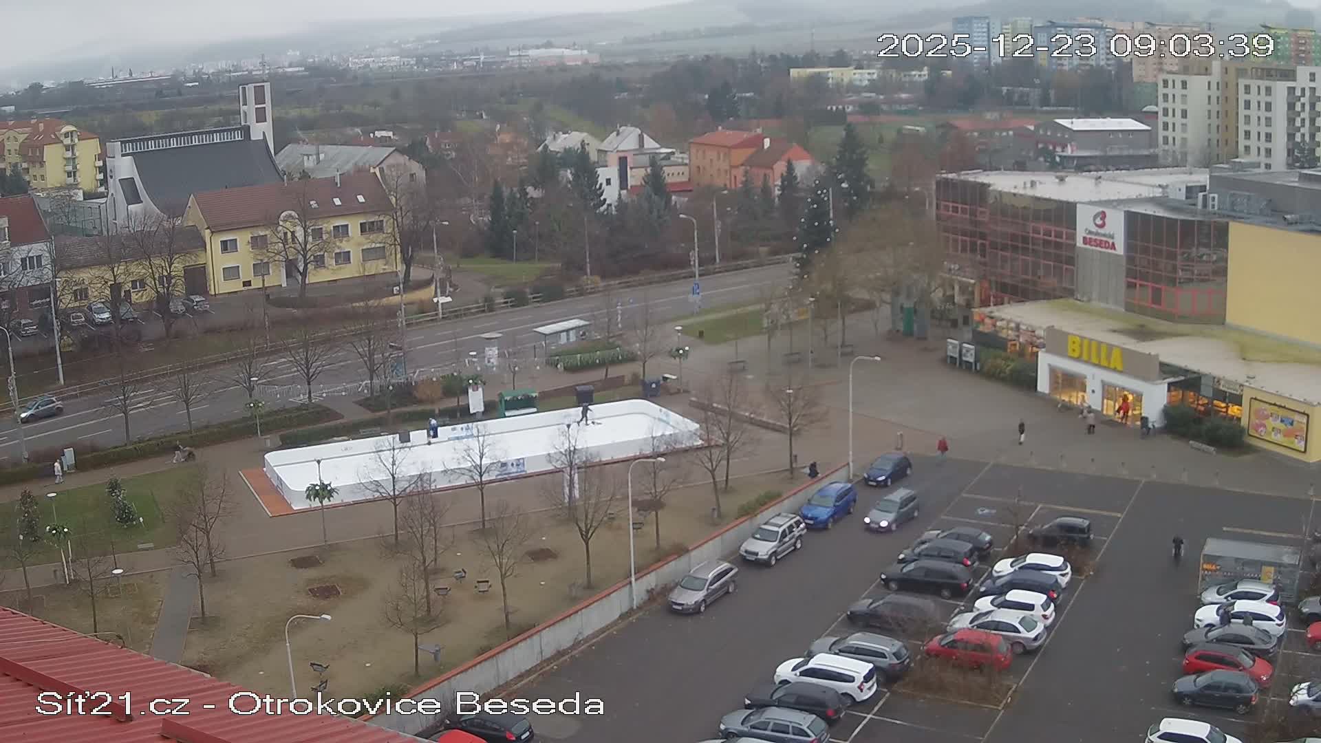 Otrokovice East View Skyline Live Cam - Otrokovice, Zlin, Czechia