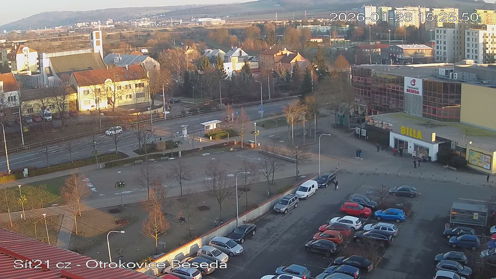 Otrokovice East View Skyline Live Cam - Otrokovice, Zlin, Czechia