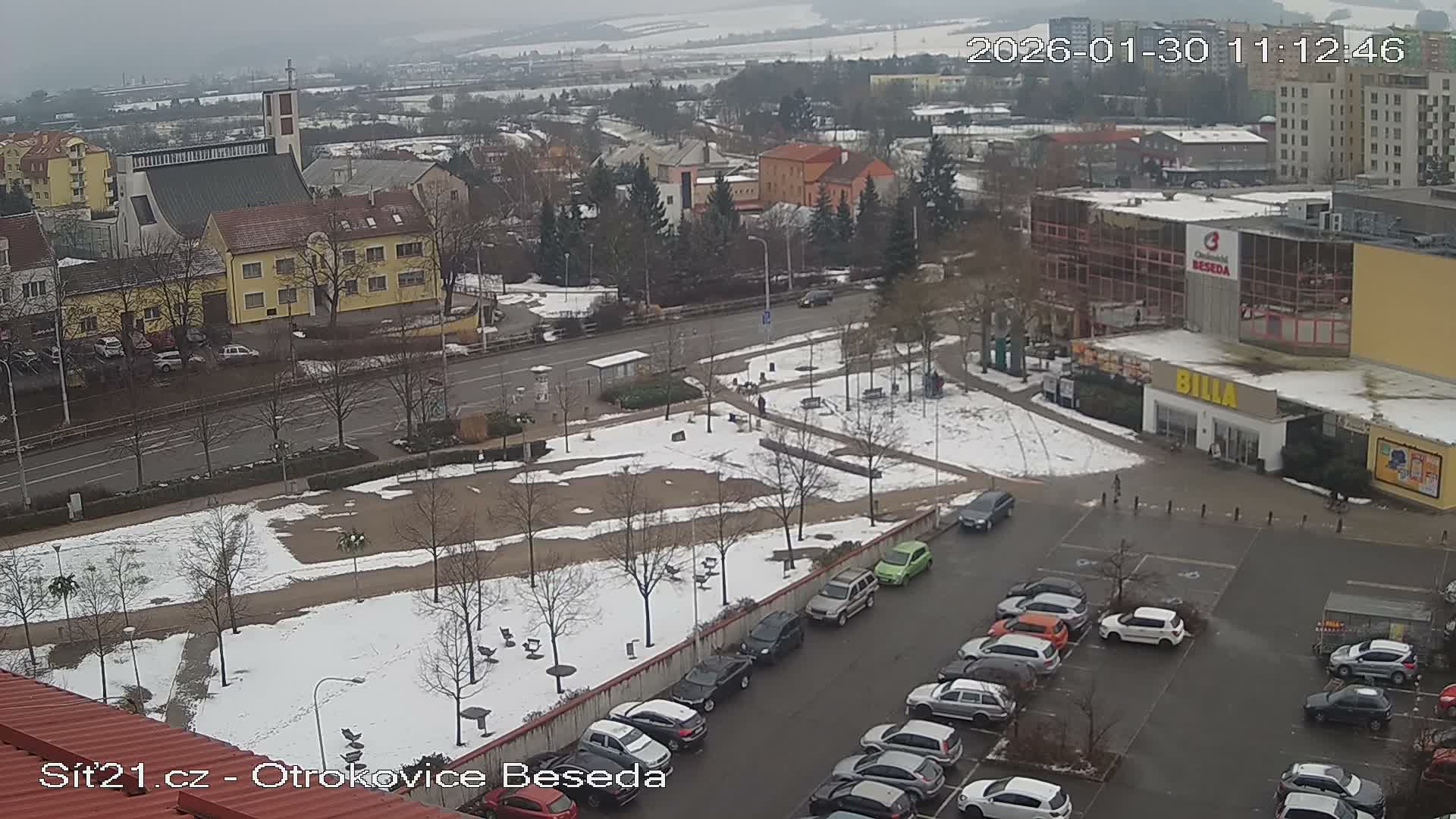 Otrokovice East View Skyline Live Cam - Otrokovice, Zlin, Czechia