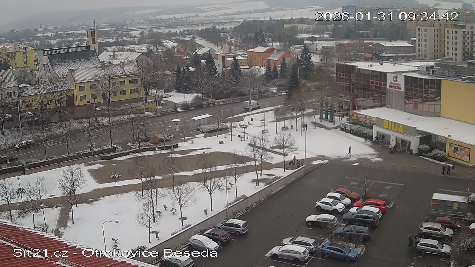 Otrokovice East View Skyline Live Cam - Otrokovice, Zlin, Czechia