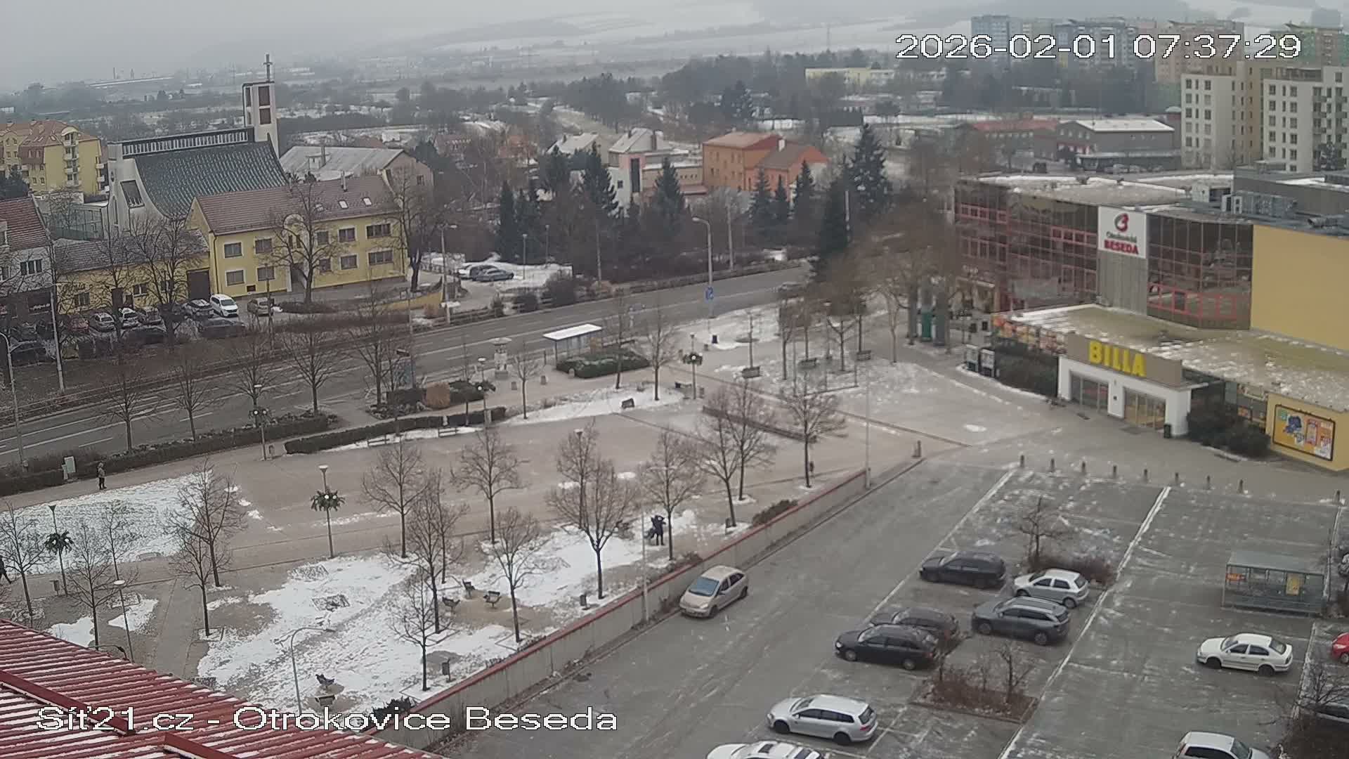 Otrokovice East View Skyline Live Cam - Otrokovice, Zlin, Czechia