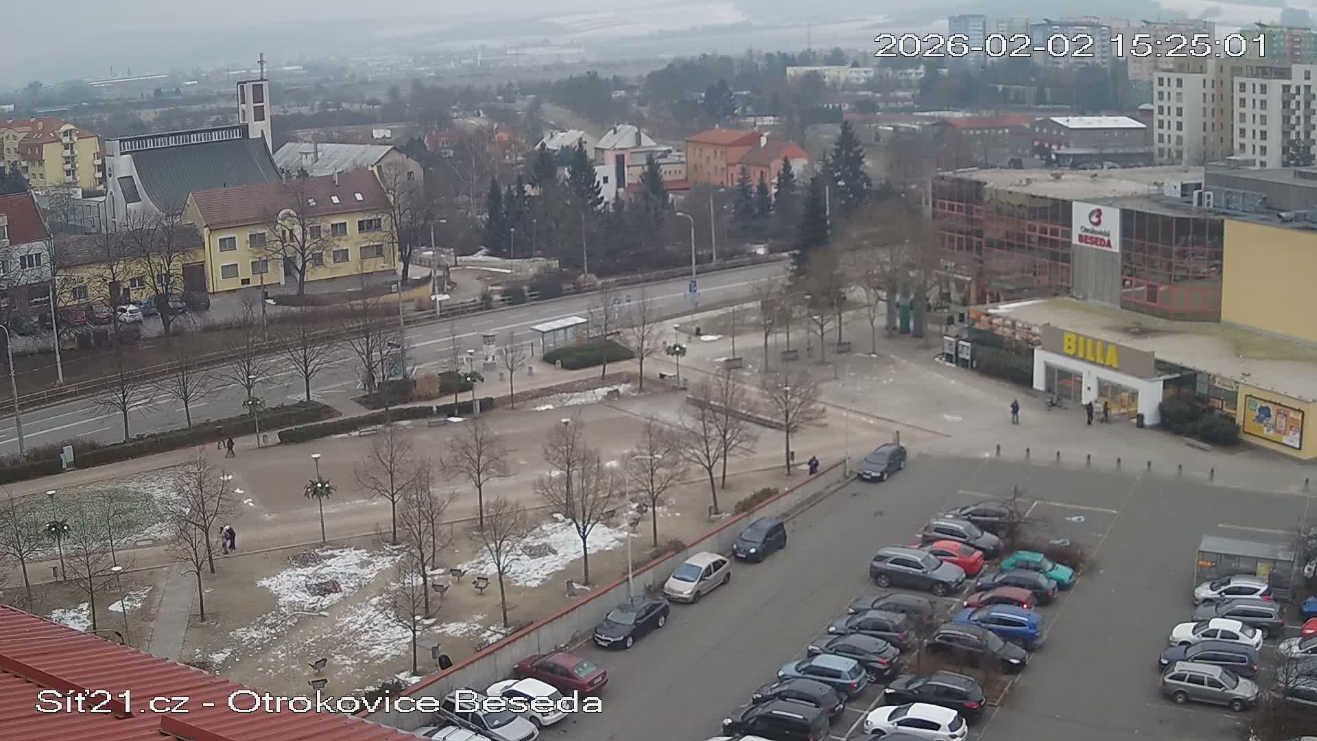 Otrokovice East View Skyline Live Cam - Otrokovice, Zlin, Czechia