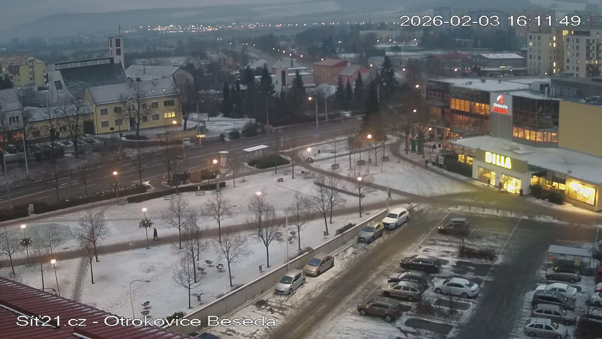 Otrokovice East View Skyline Live Cam - Otrokovice, Zlin, Czechia