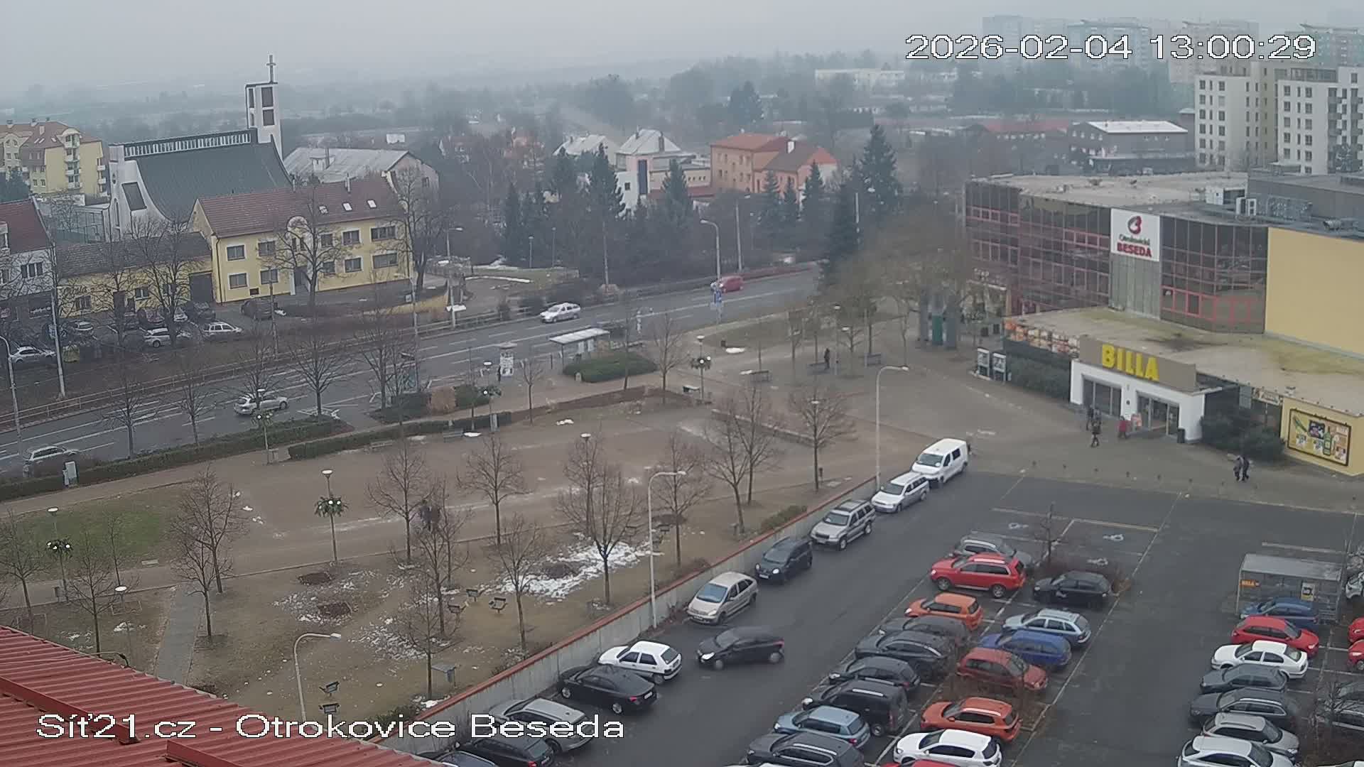 Otrokovice East View Skyline Live Cam - Otrokovice, Zlin, Czechia