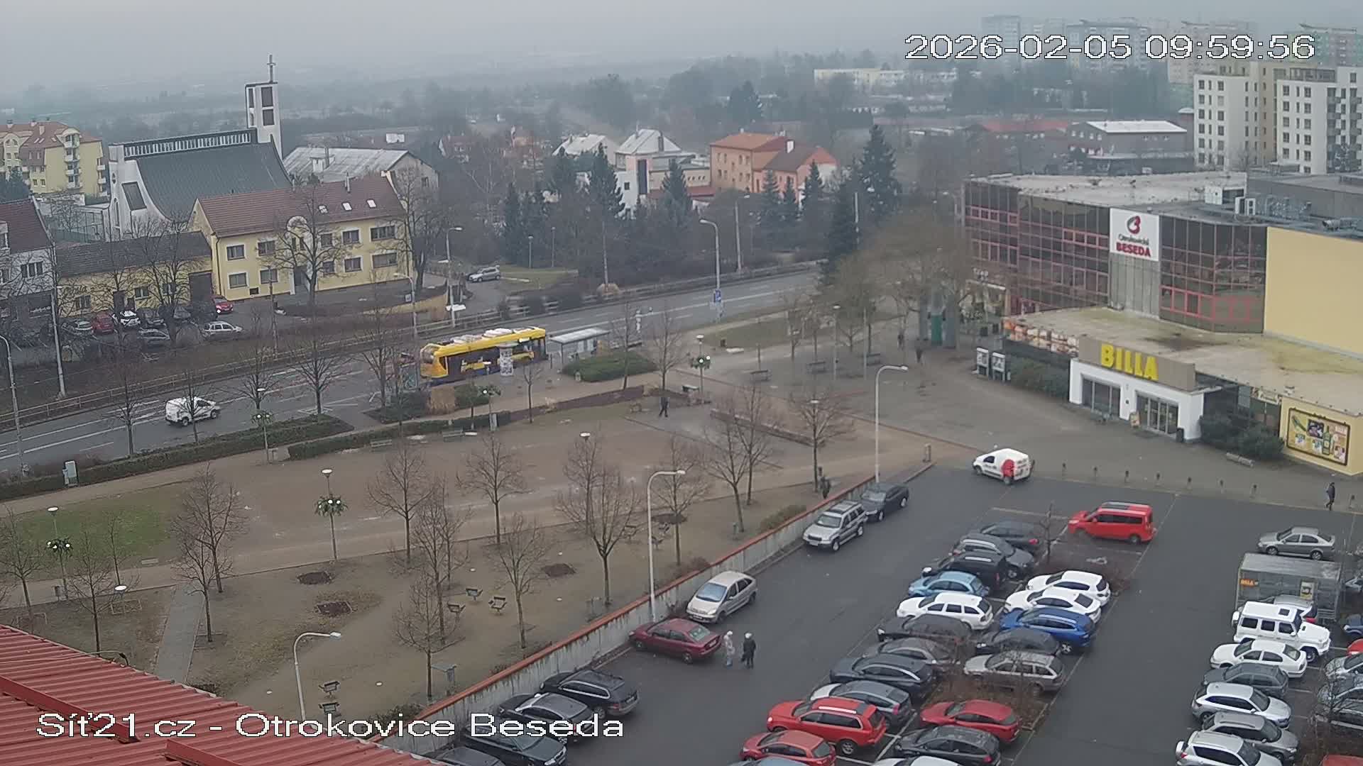 Otrokovice East View Skyline Live Cam - Otrokovice, Zlin, Czechia