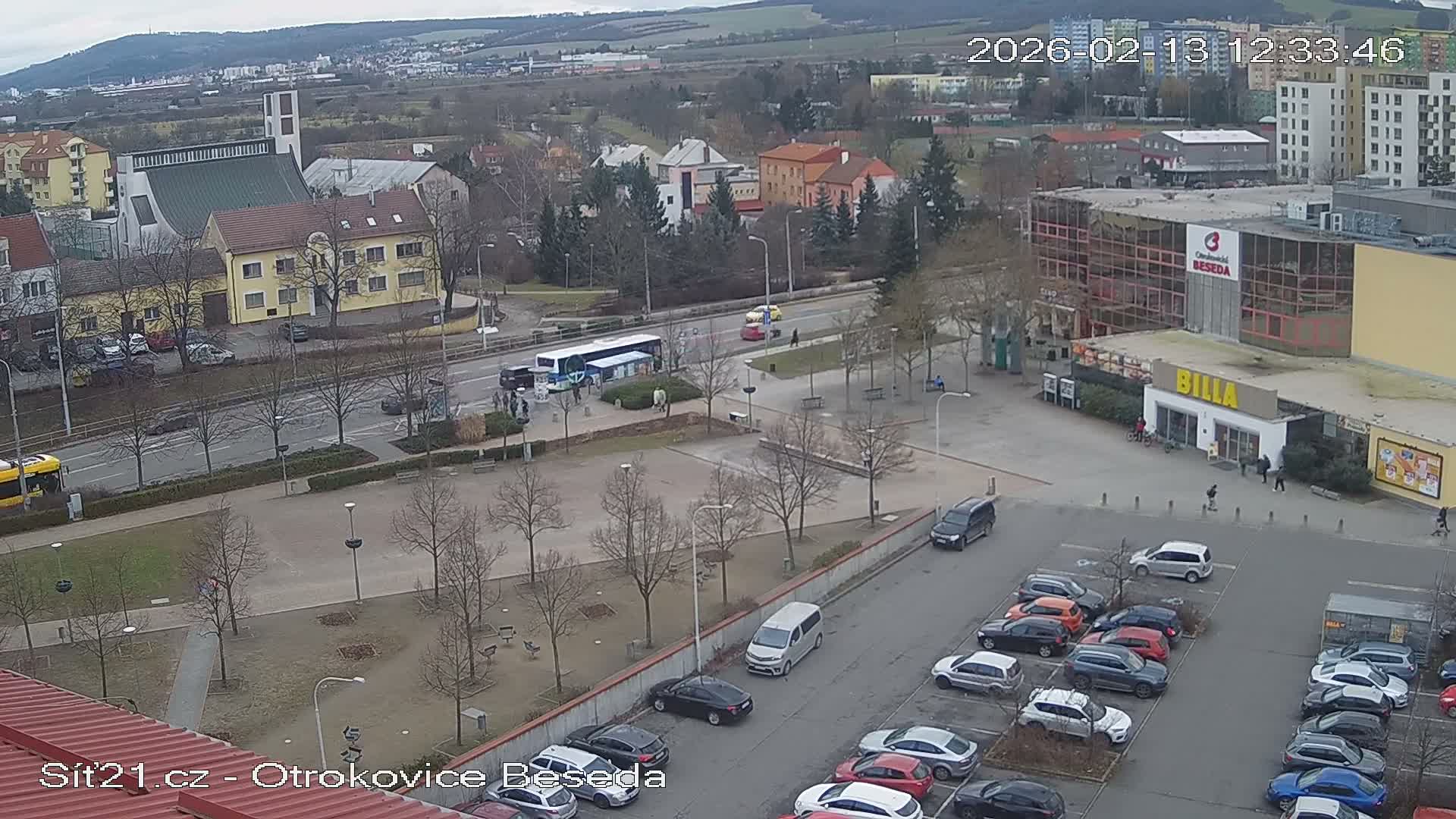 Otrokovice East View Skyline Live Cam - Otrokovice, Zlin, Czechia