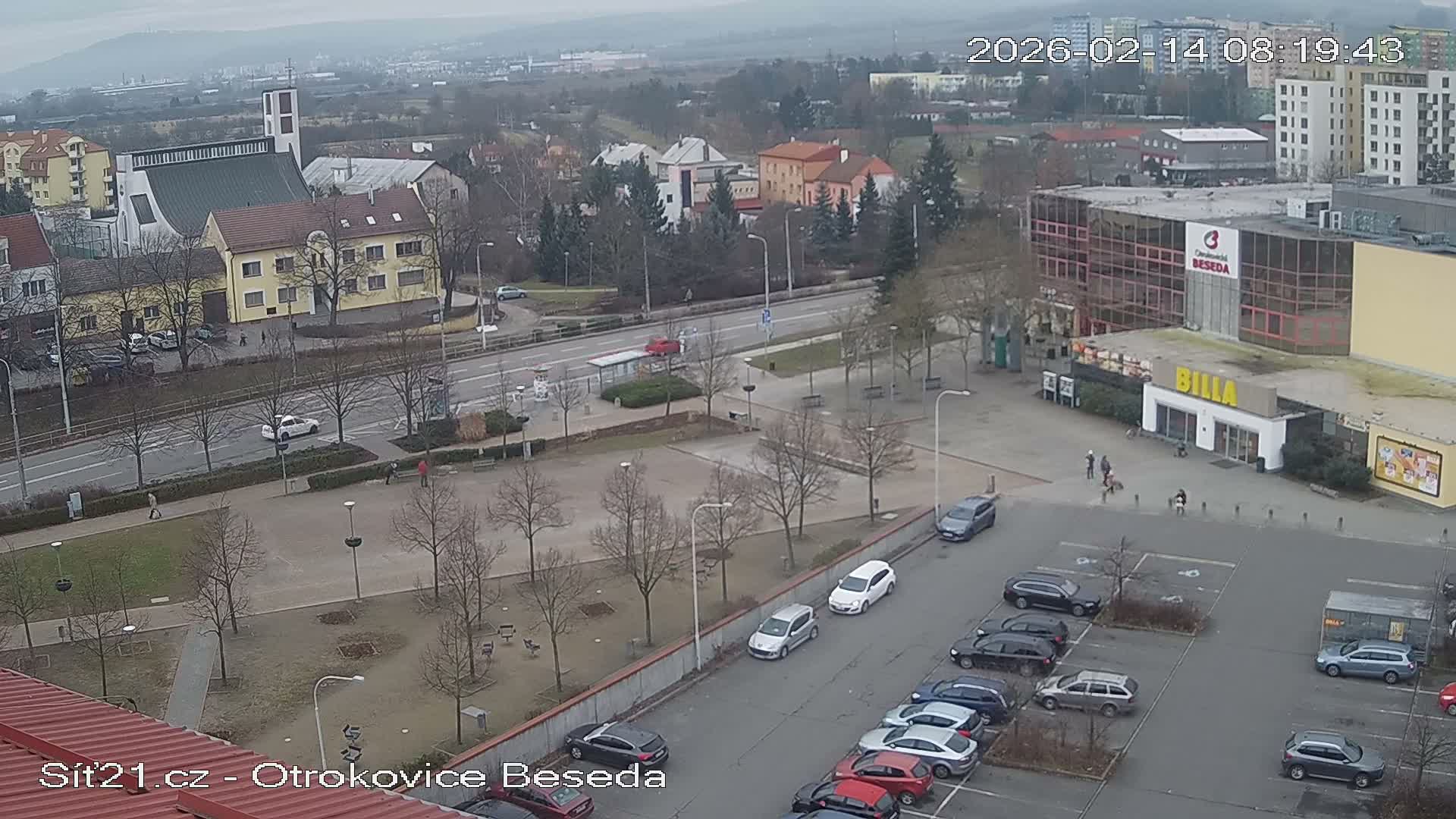 Otrokovice East View Skyline Live Cam - Otrokovice, Zlin, Czechia
