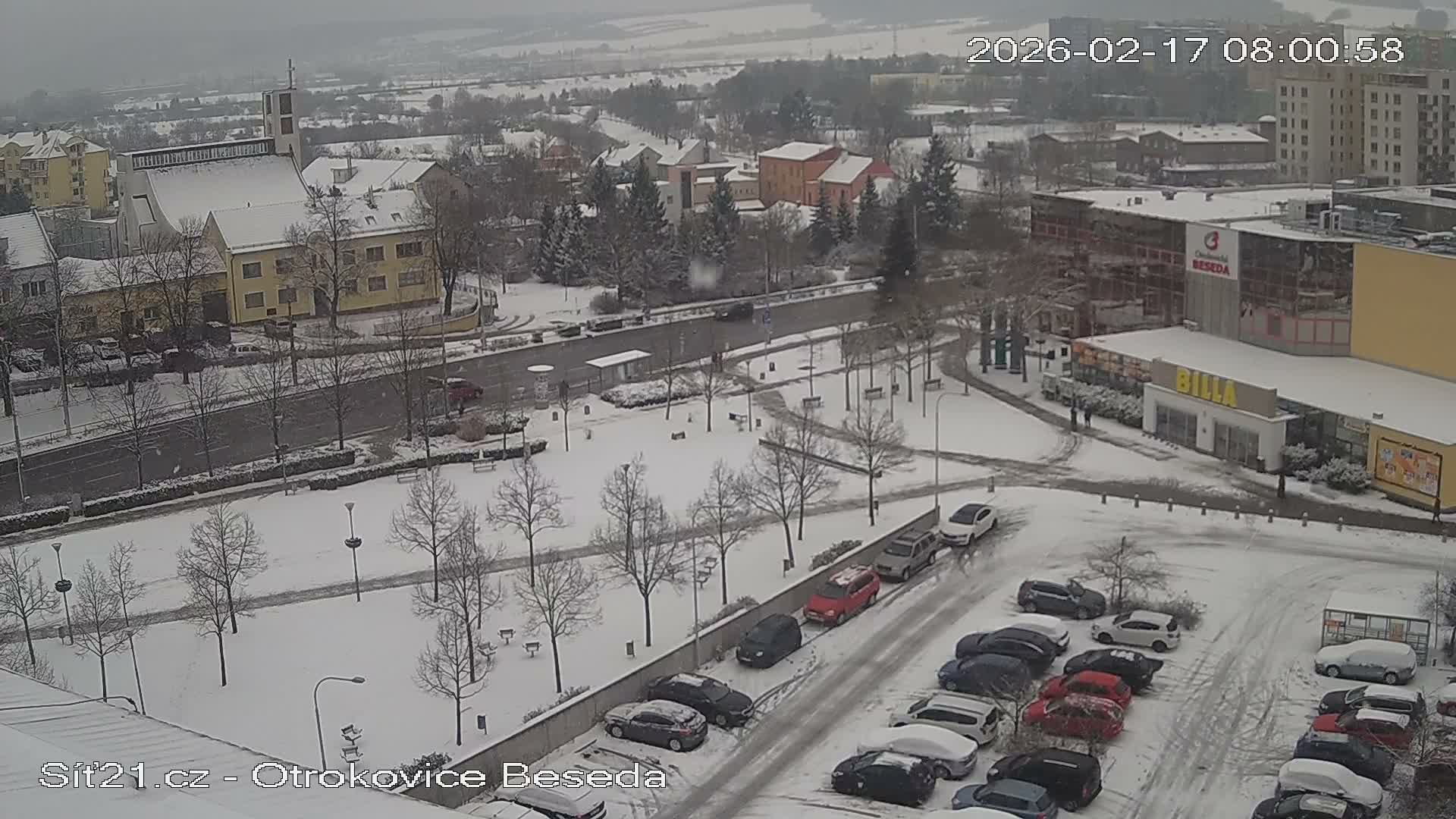 Otrokovice East View Skyline Live Cam - Otrokovice, Zlin, Czechia