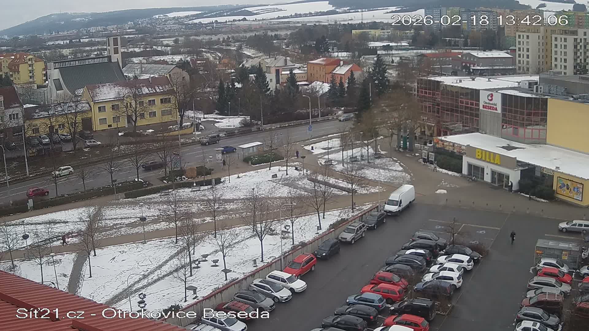 Otrokovice East View Skyline Live Cam - Otrokovice, Zlin, Czechia