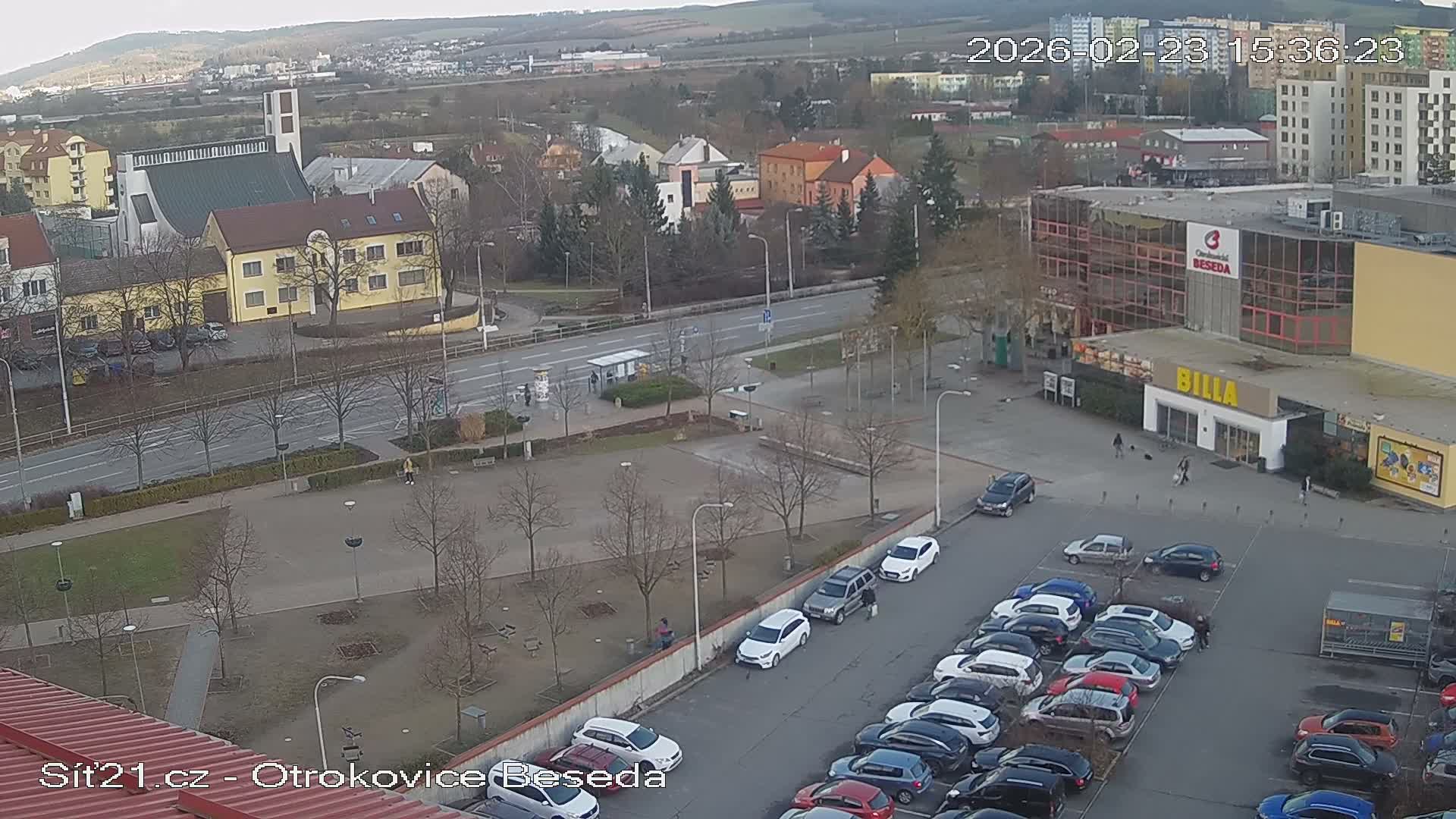 Otrokovice East View Skyline Live Cam - Otrokovice, Zlin, Czechia