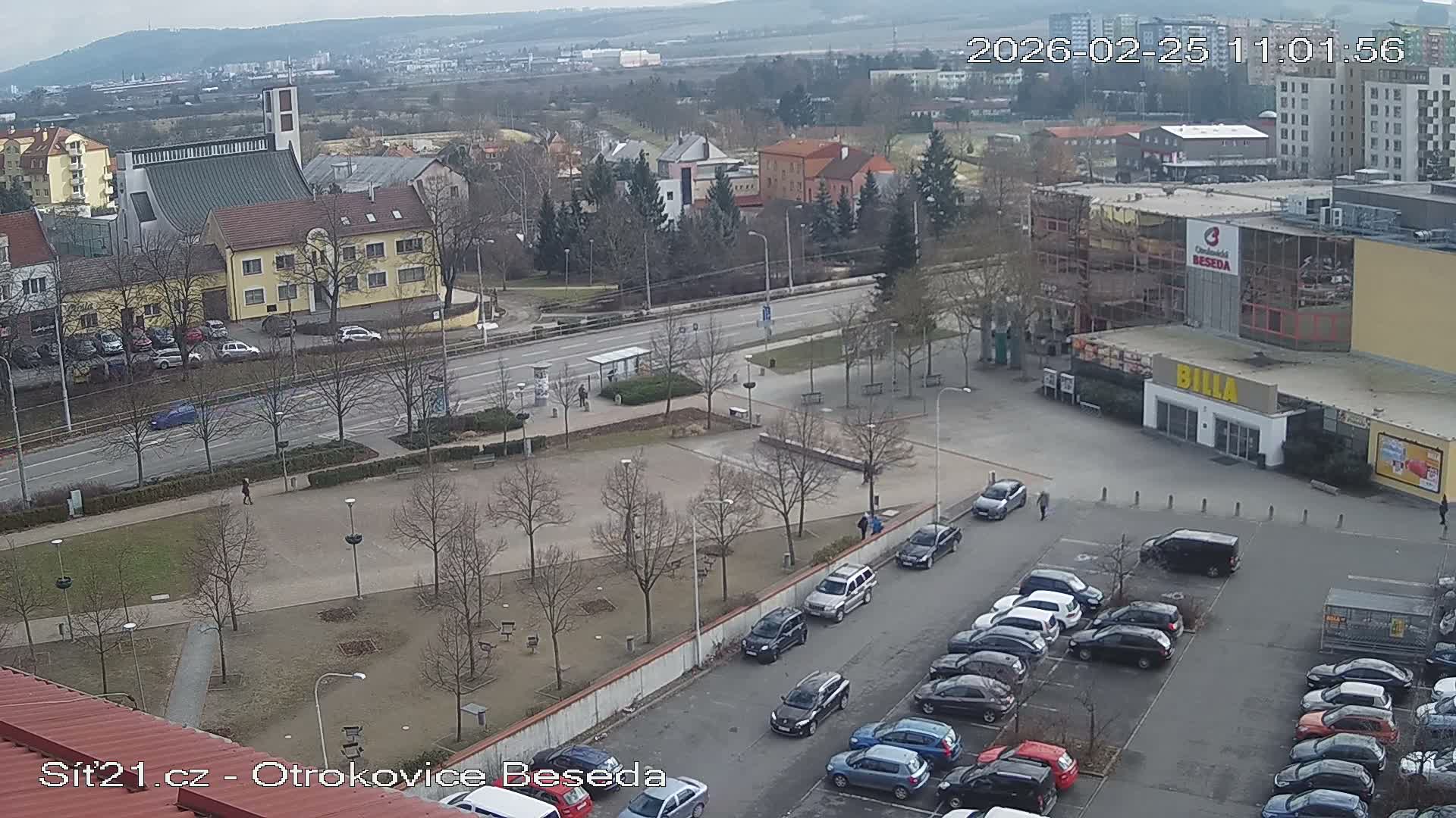 Otrokovice East View Skyline Live Cam - Otrokovice, Zlin, Czechia