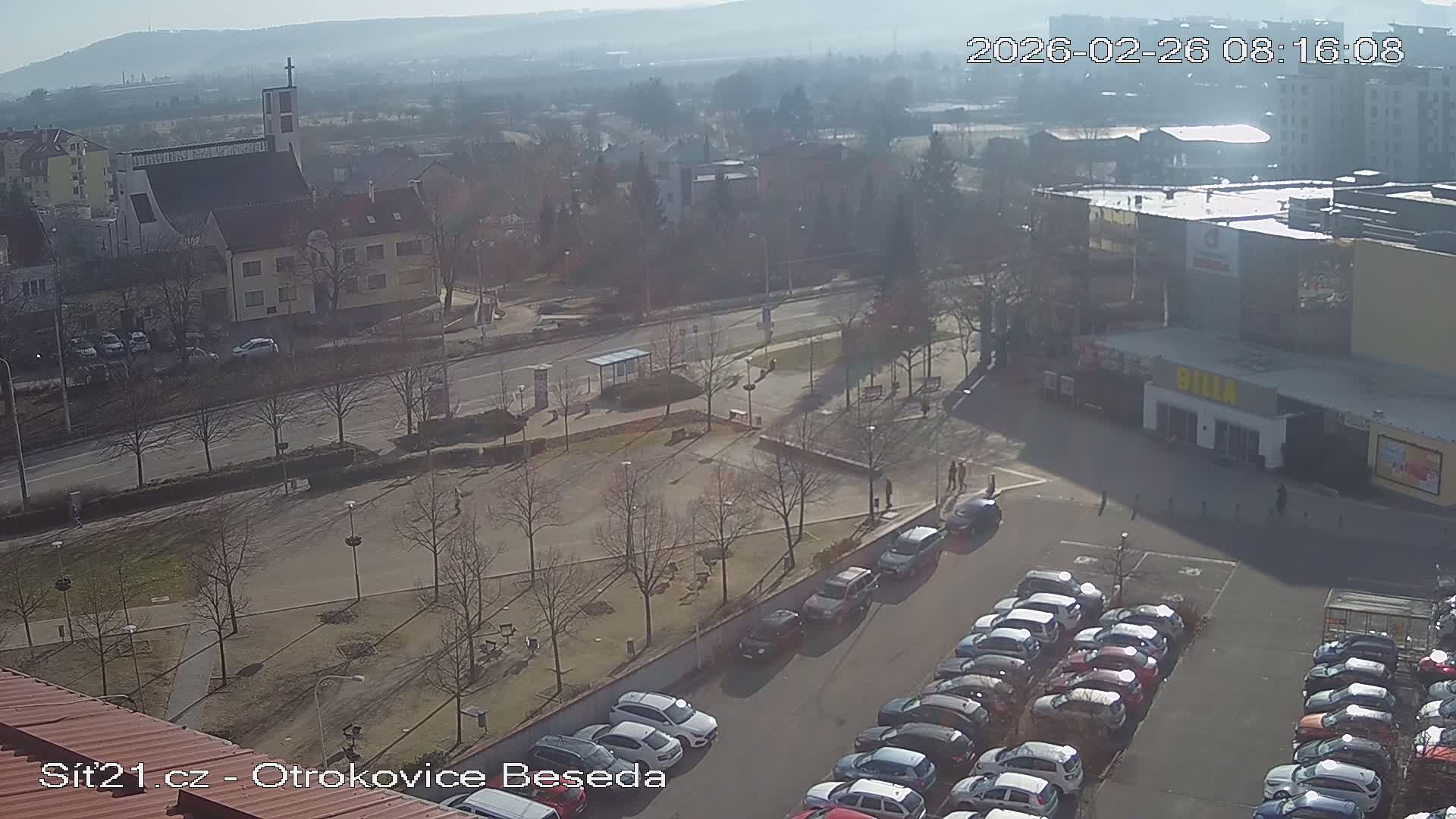 Otrokovice East View Skyline Live Cam - Otrokovice, Zlin, Czechia