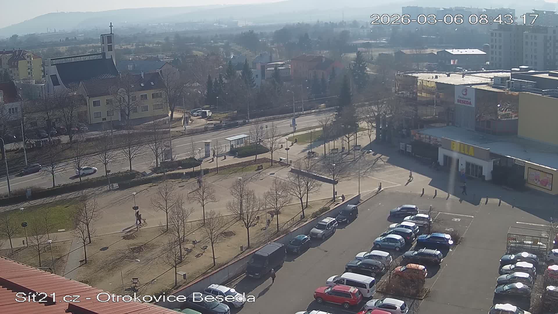 Otrokovice East View Skyline Live Cam - Otrokovice, Zlin, Czechia