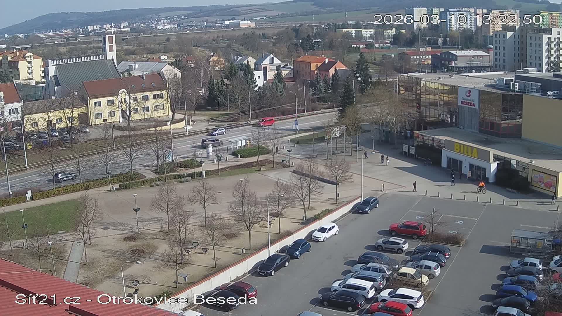 Otrokovice East View Skyline Live Cam - Otrokovice, Zlin, Czechia