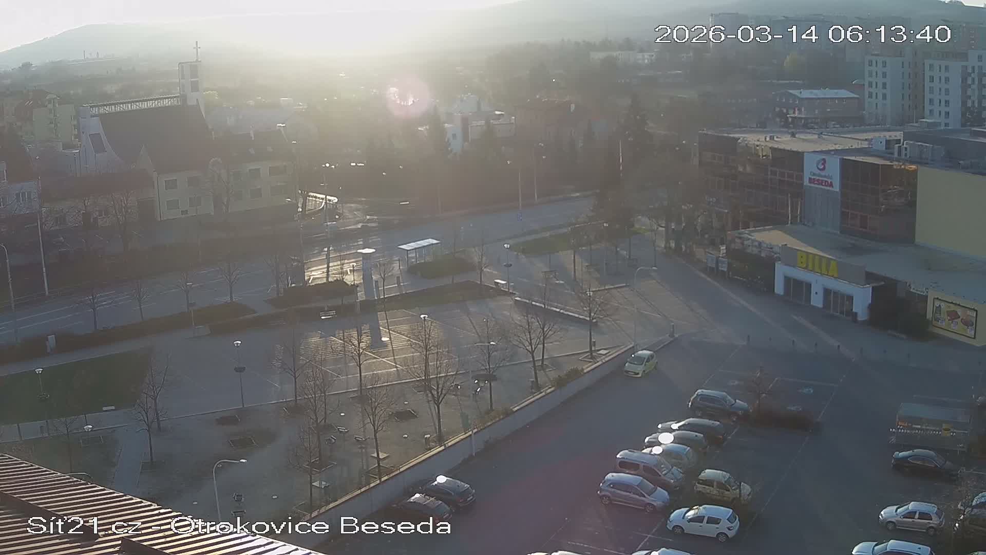 Otrokovice East View Skyline Live Cam - Otrokovice, Zlin, Czechia
