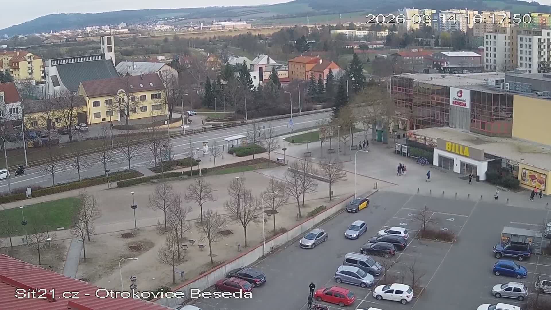 Otrokovice East View Skyline Live Cam - Otrokovice, Zlin, Czechia