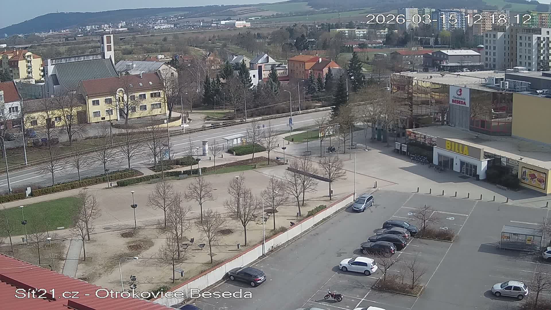 Otrokovice East View Skyline Live Cam - Otrokovice, Zlin, Czechia
