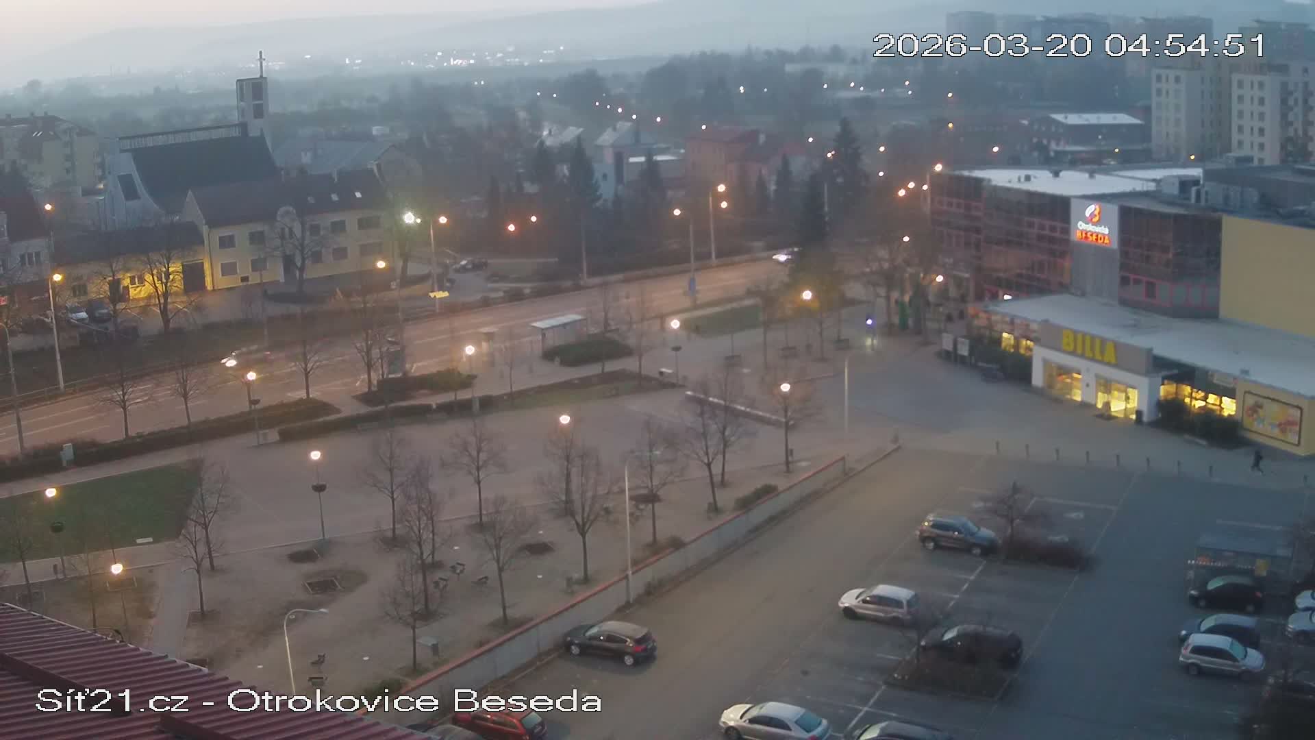 Otrokovice East View Skyline Live Cam - Otrokovice, Zlin, Czechia