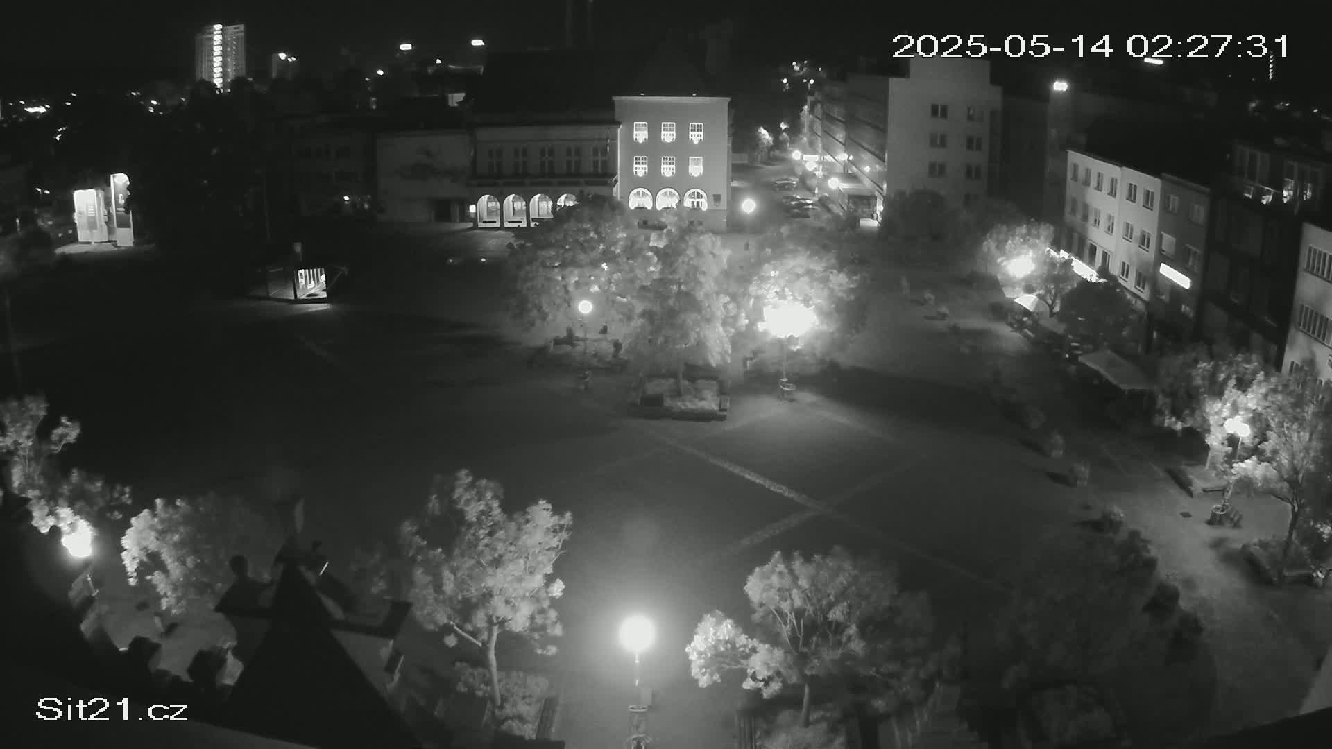 Zlin, Námestí Míru (Peace Square) Live Cam - Zlin 1, Zlin, Czechia
