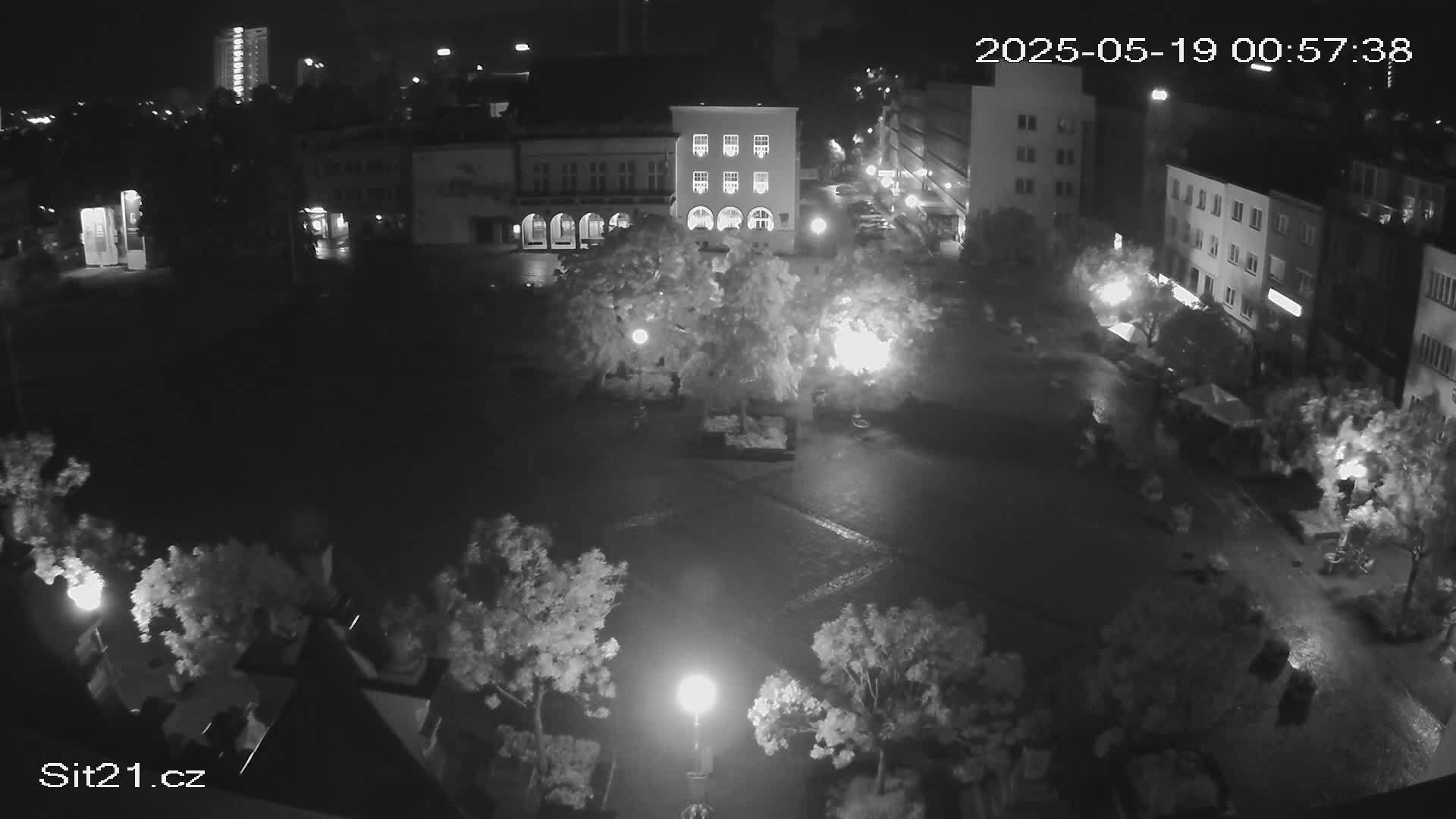 Zlin, Námestí Míru (Peace Square) Live Cam - Zlin 1, Zlin, Czechia