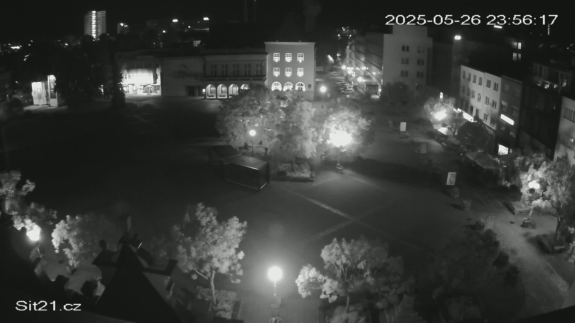 Zlin, Námestí Míru (Peace Square) Live Cam - Zlin 1, Zlin, Czechia