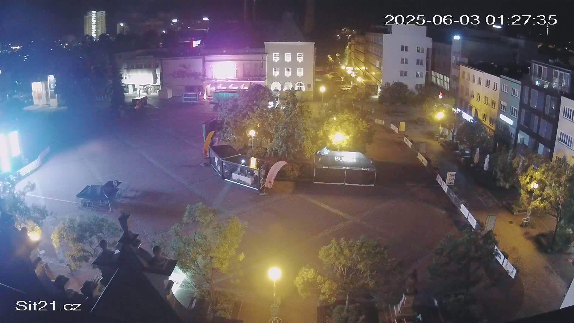 Zlin, Námestí Míru (Peace Square) Live Cam - Zlin 1, Zlin, Czechia
