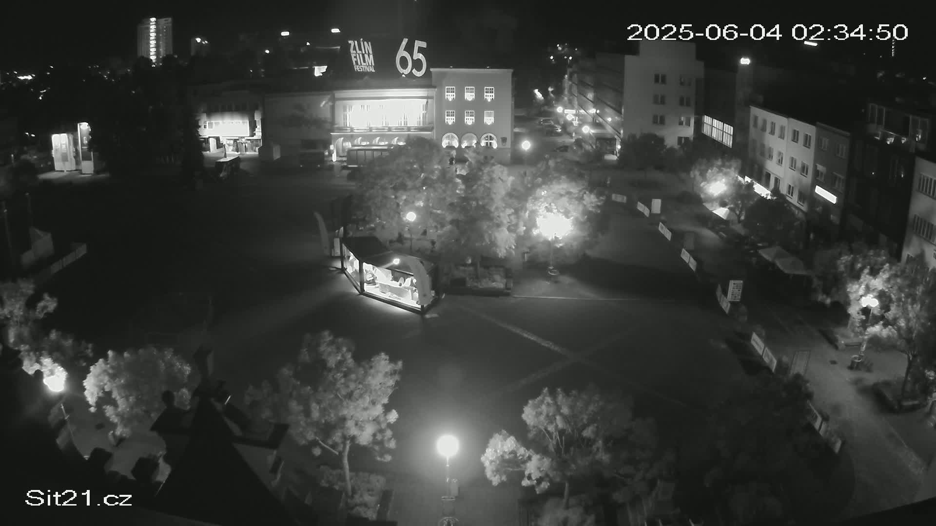 Zlin, Námestí Míru (Peace Square) Live Cam - Zlin 1, Zlin, Czechia