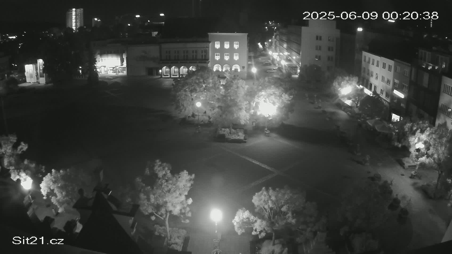 Zlin, Námestí Míru (Peace Square) Live Cam - Zlin 1, Zlin, Czechia