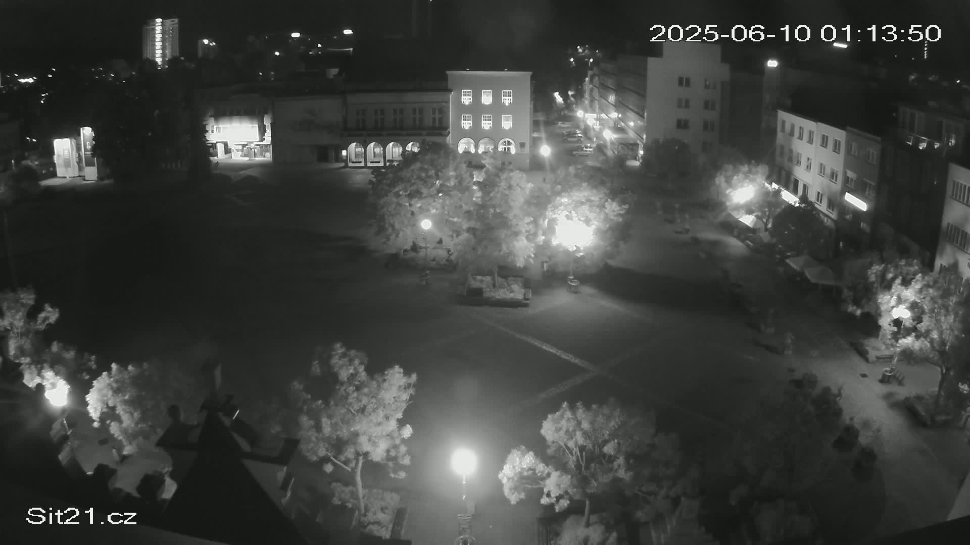 Zlin, Námestí Míru (Peace Square) Live Cam - Zlin 1, Zlin, Czechia
