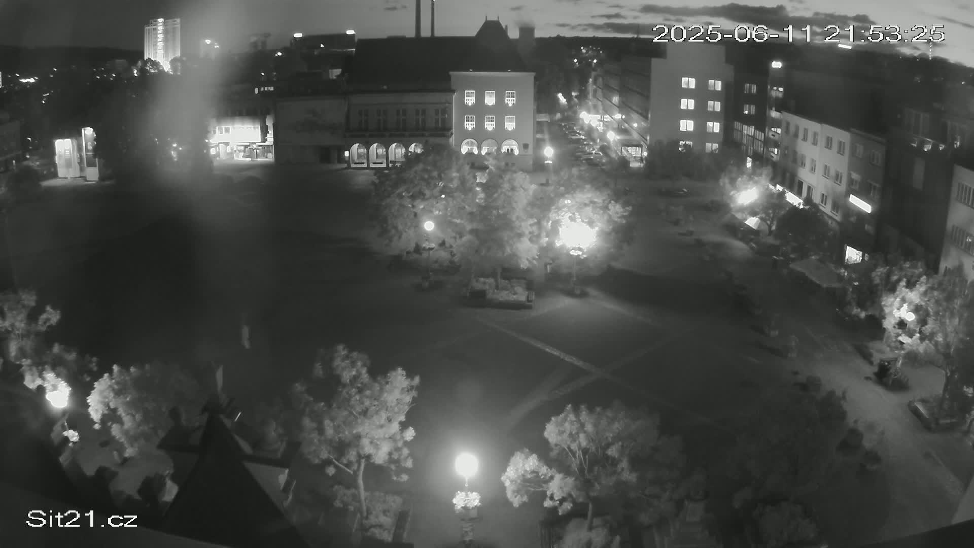 Zlin, Námestí Míru (Peace Square) Live Cam - Zlin 1, Zlin, Czechia