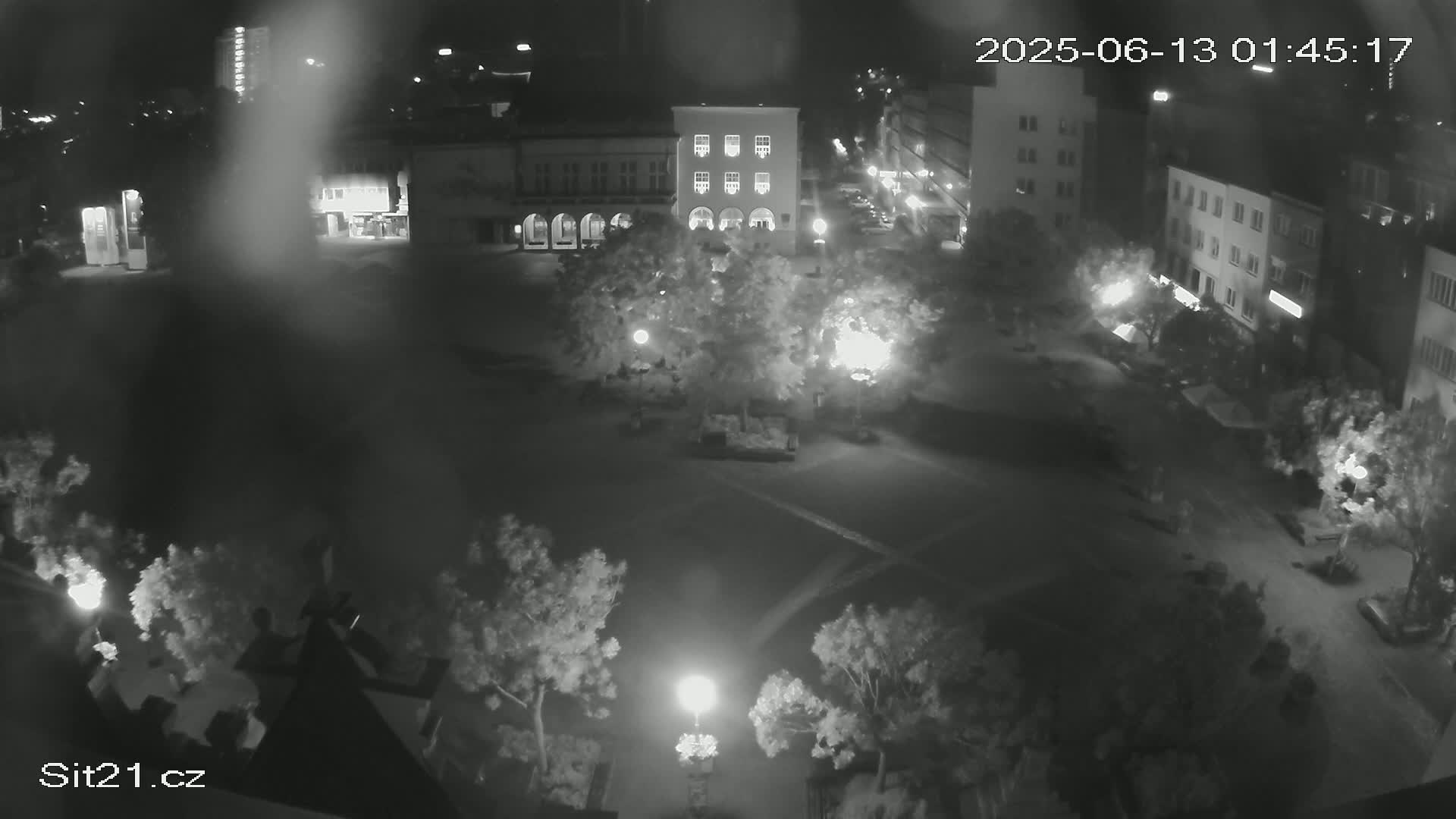 Zlin, Námestí Míru (Peace Square) Live Cam - Zlin 1, Zlin, Czechia