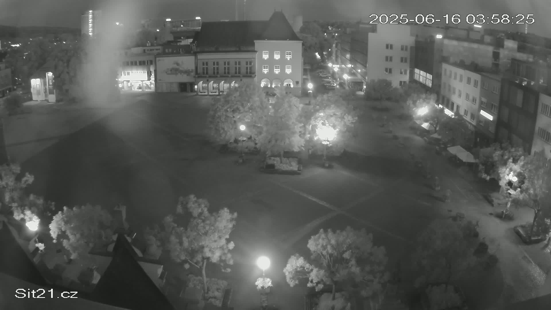 Zlin, Námestí Míru (Peace Square) Live Cam - Zlin 1, Zlin, Czechia