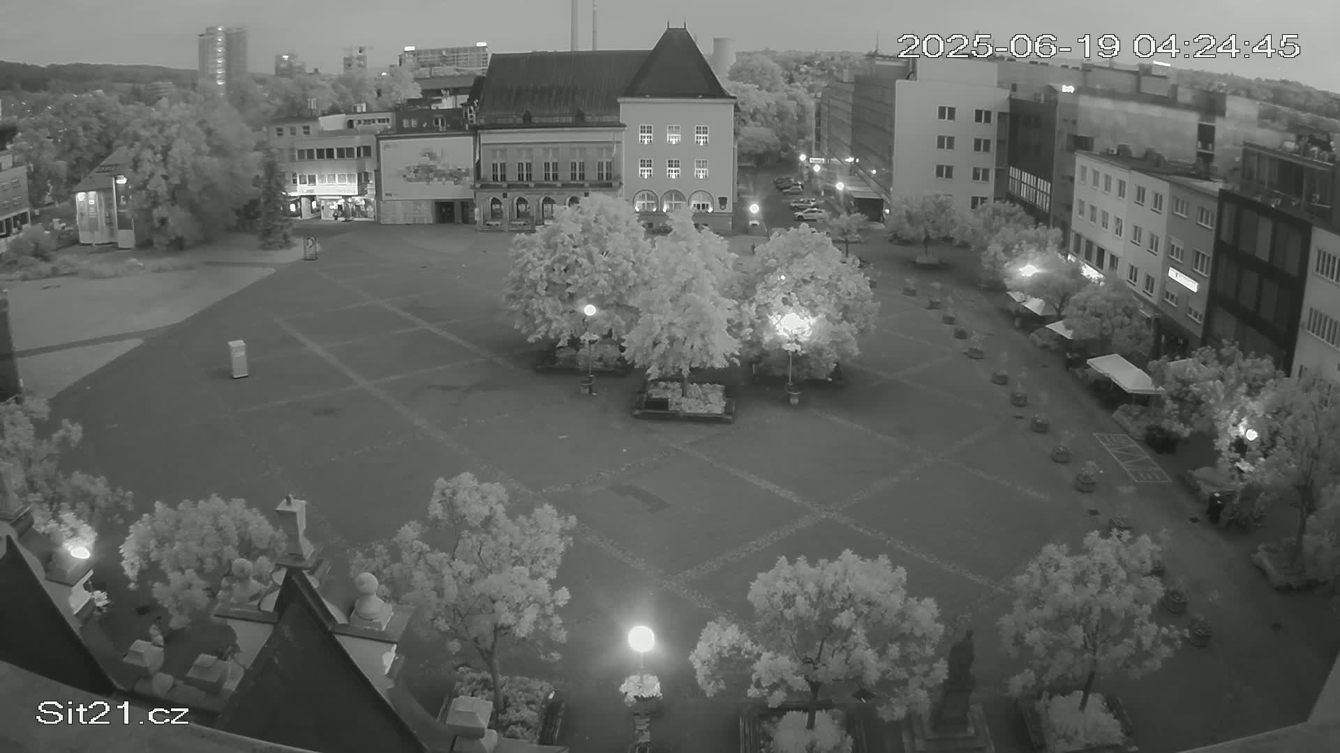 Zlin, Námestí Míru (Peace Square) Live Cam - Zlin 1, Zlin, Czechia