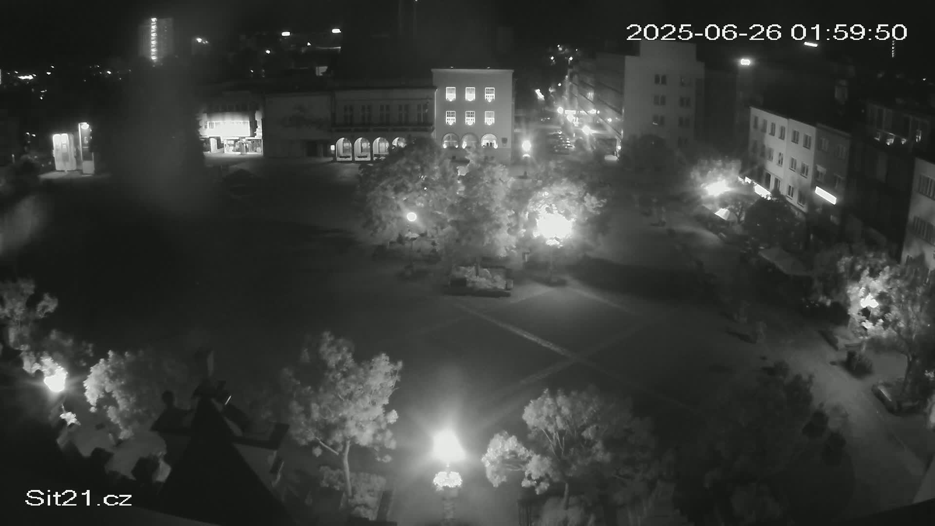 Zlin, Námestí Míru (Peace Square) Live Cam - Zlin 1, Zlin, Czechia