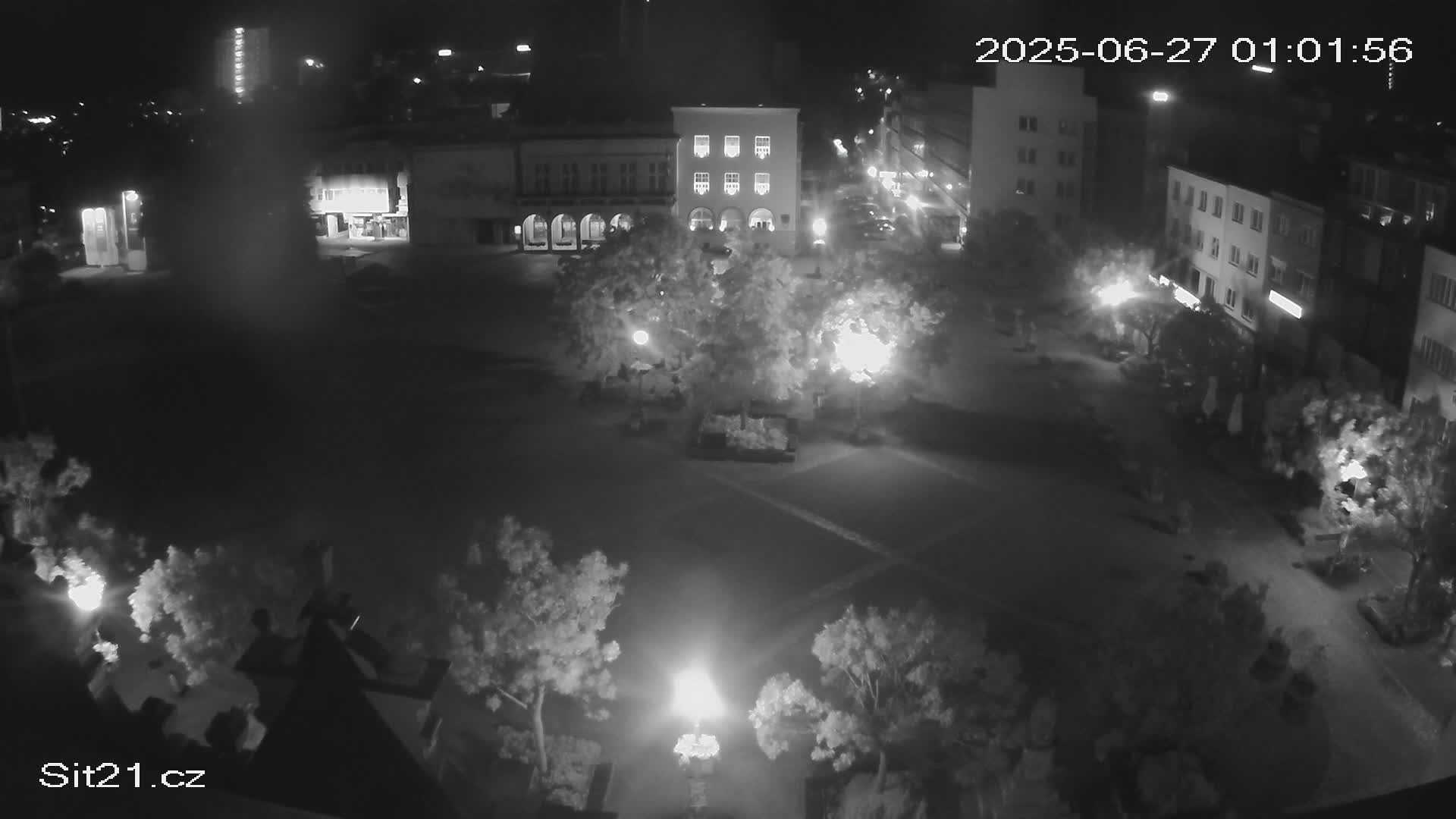 Zlin, Námestí Míru (Peace Square) Live Cam - Zlin 1, Zlin, Czechia