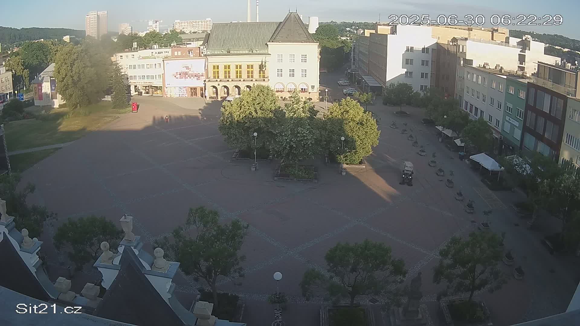 Zlin, Námestí Míru (Peace Square) Live Cam - Zlin 1, Zlin, Czechia