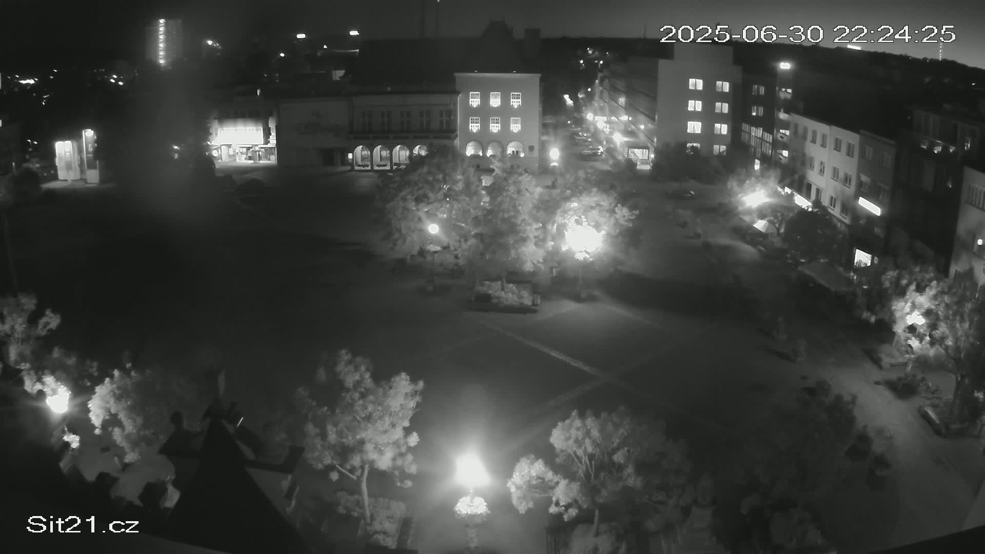 Zlin, Námestí Míru (Peace Square) Live Cam - Zlin 1, Zlin, Czechia