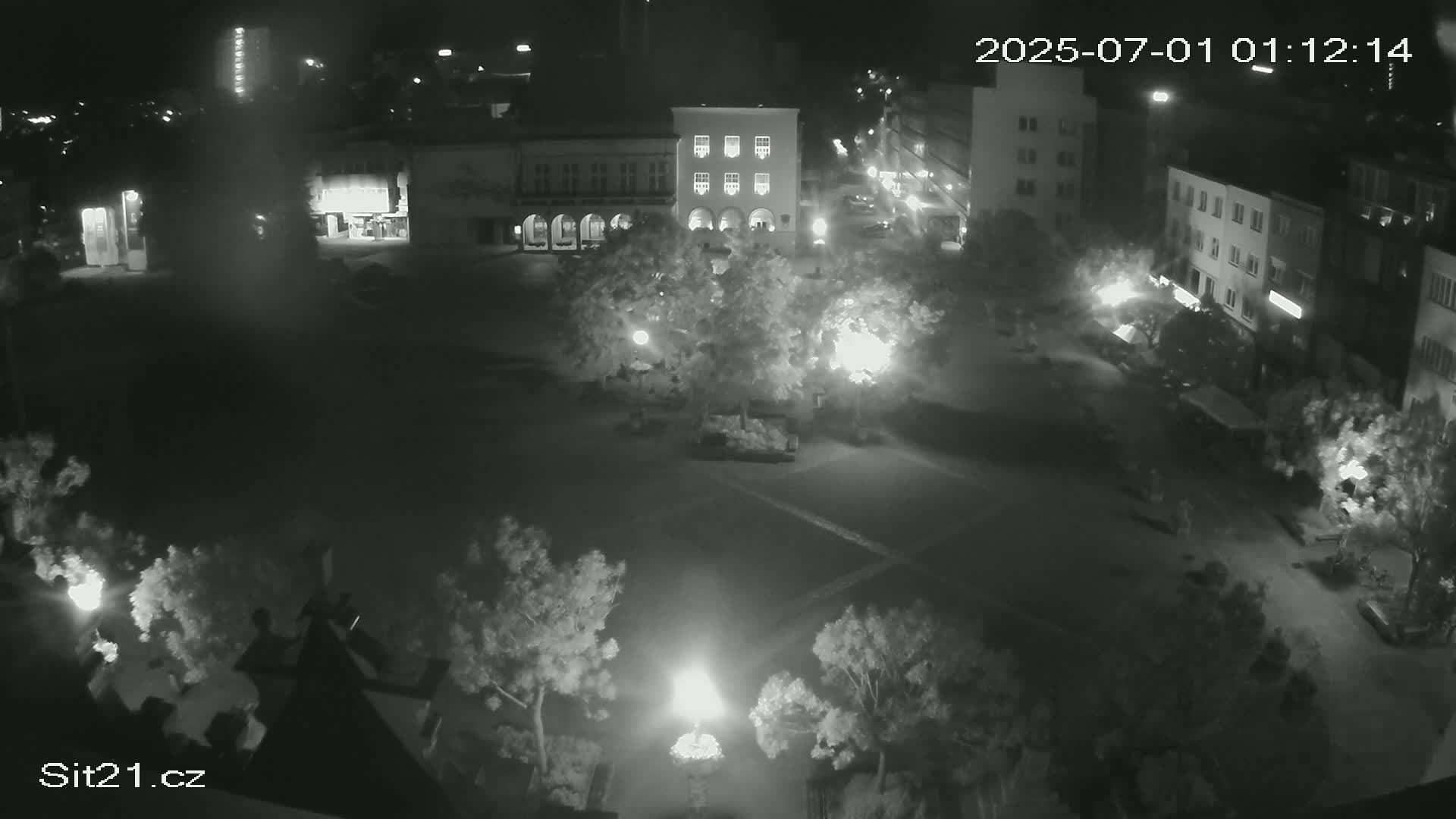 Zlin, Námestí Míru (Peace Square) Live Cam - Zlin 1, Zlin, Czechia